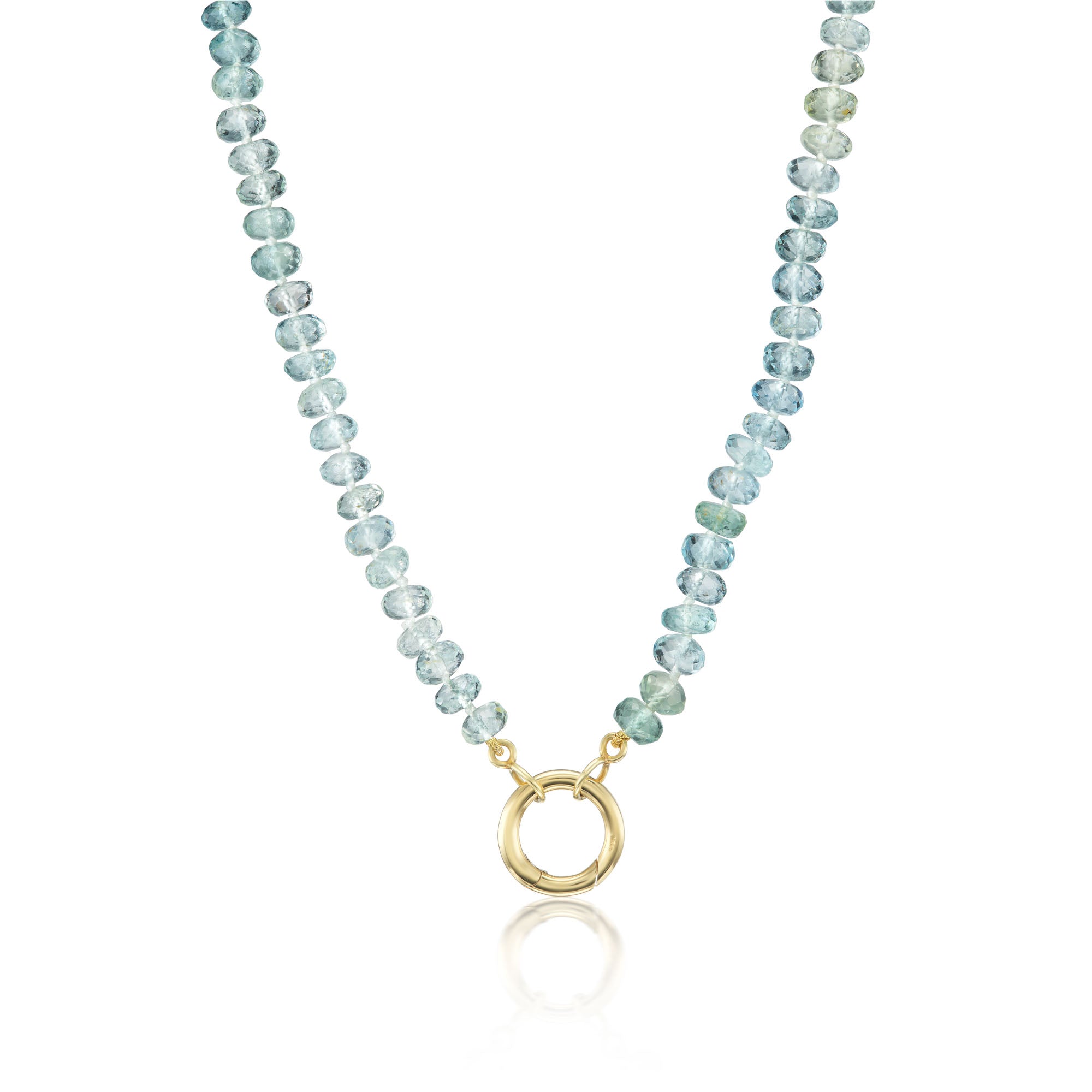 Aquamarine Beaded Necklace - MUSE Shop