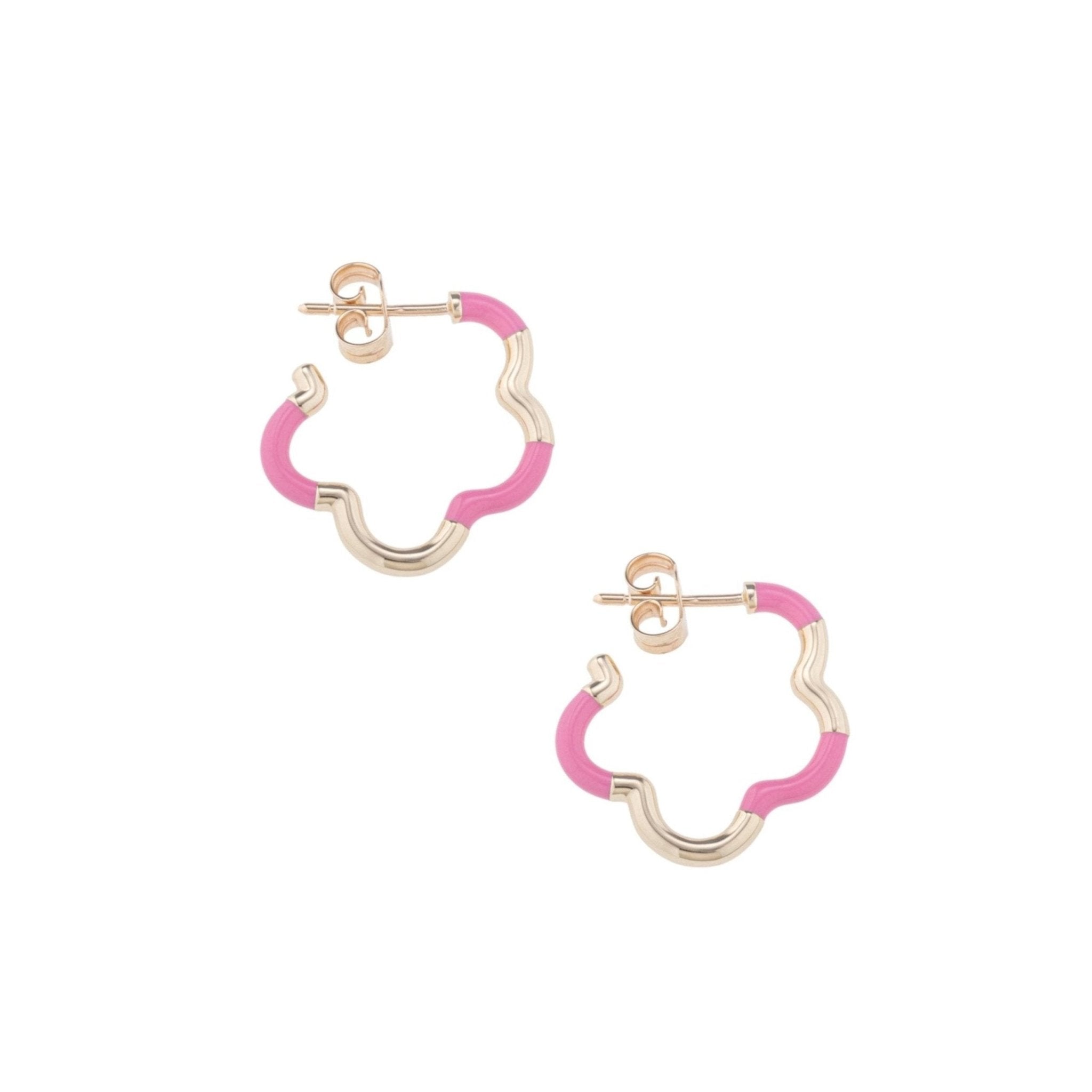 B Mini Pink Earrings - MUSE Shop