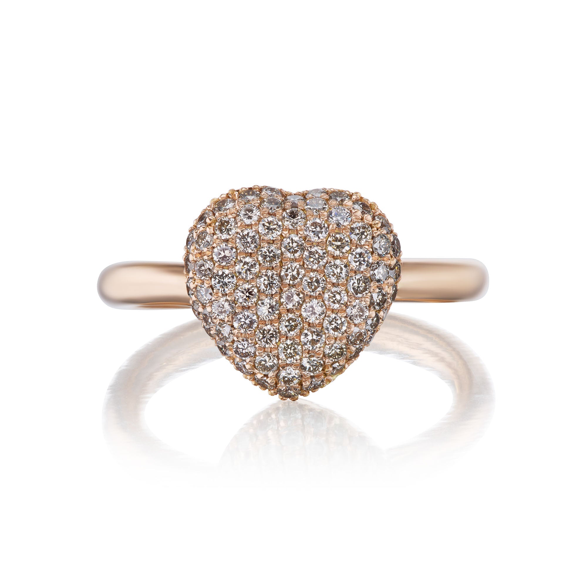 Bella Mini Diamond Rose Gold Ring - MUSE Shop