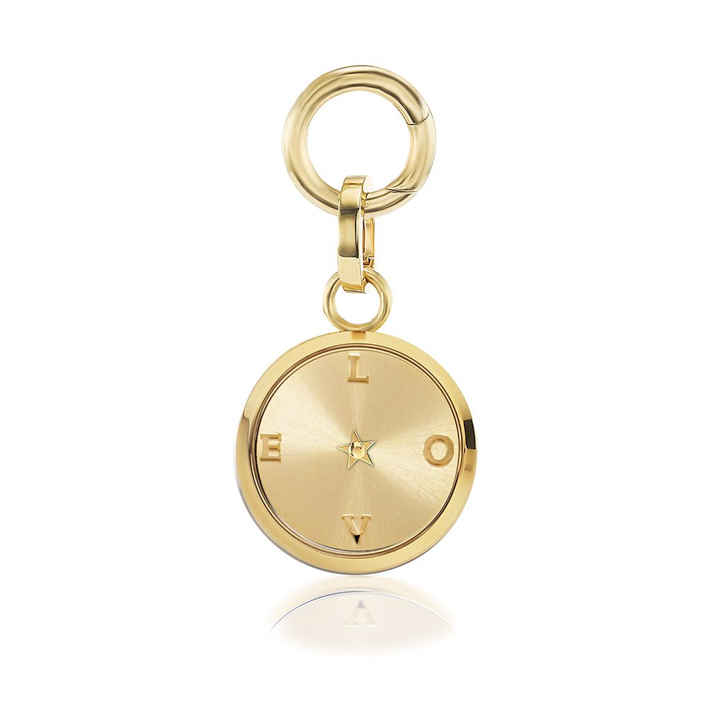 Carpe Diem Gold LOVE Charm - MUSE Shop