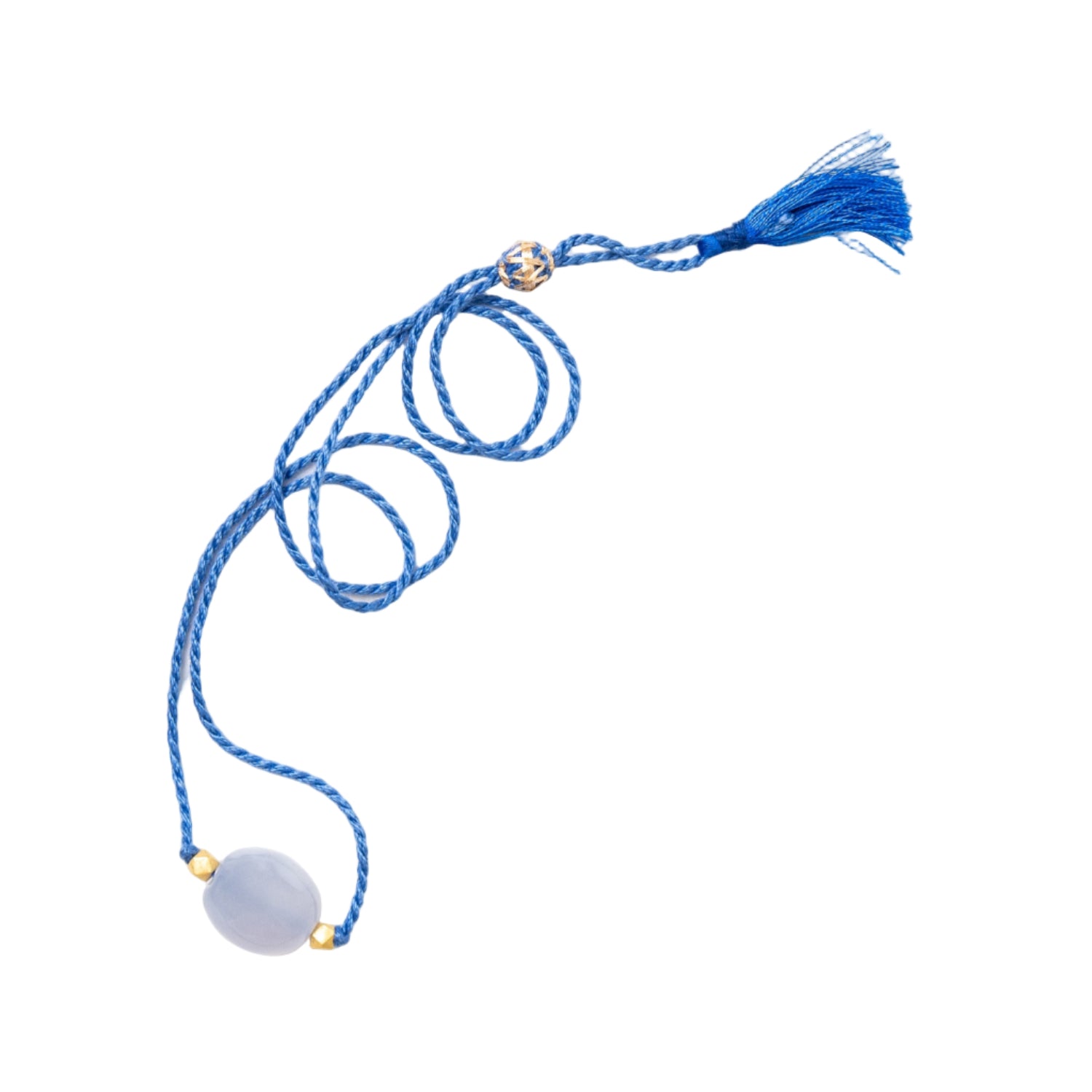 Chalcedony Chota Cord Necklace - MUSE Shop