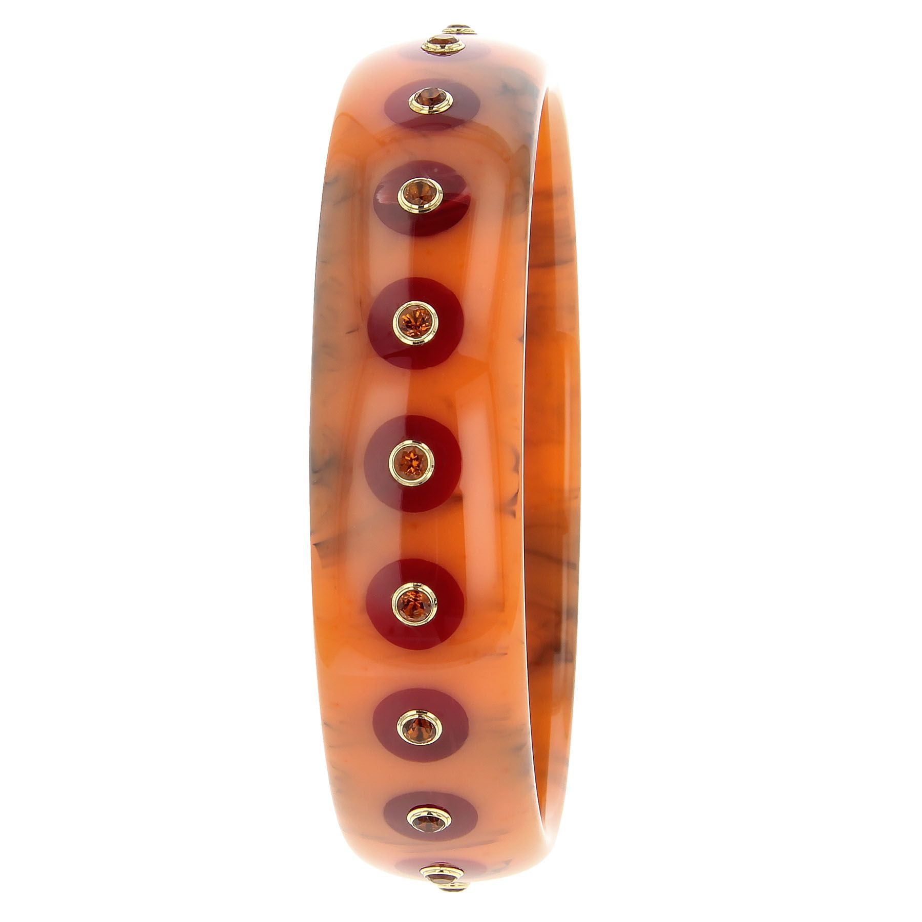 Citrine Bakelite Bangle - MUSE Shop