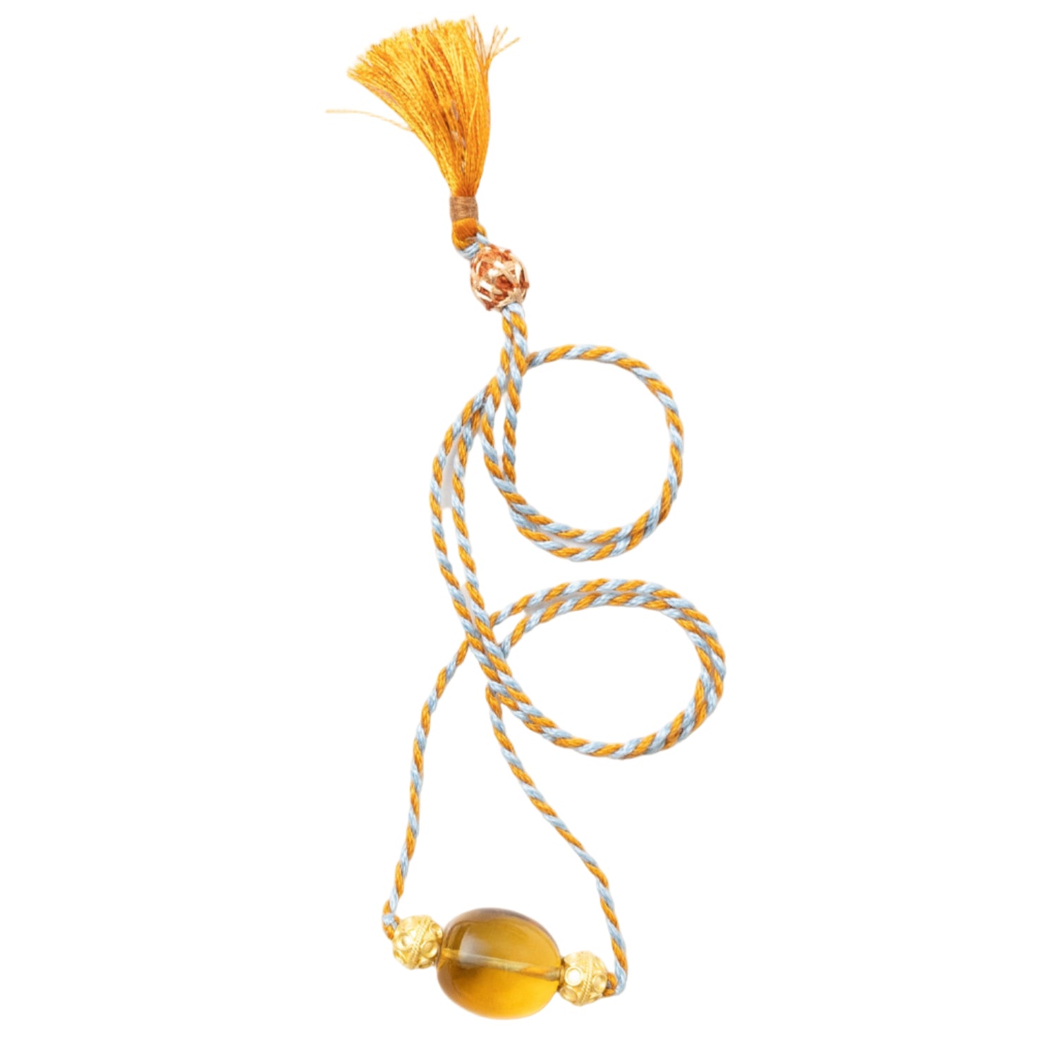 Citrine Daira Cord Necklace - MUSE Shop