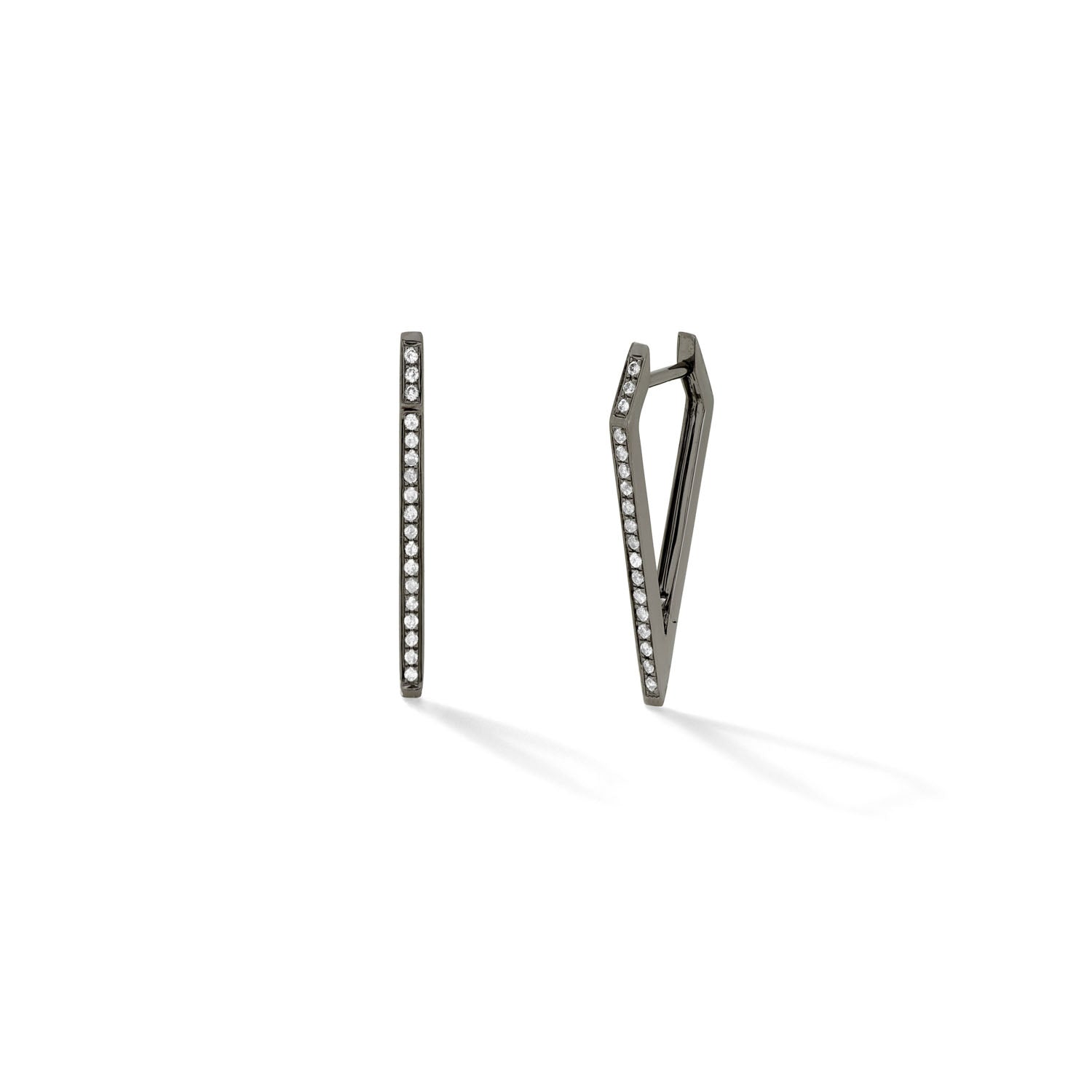 Diamond Dagger Hoop Earrings - MUSE Shop