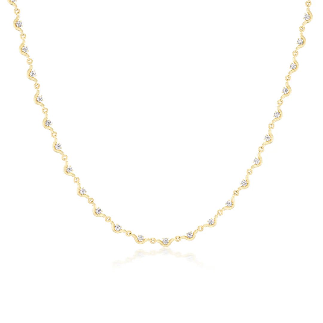 Diamond Louise Line Necklace - MUSE Shop