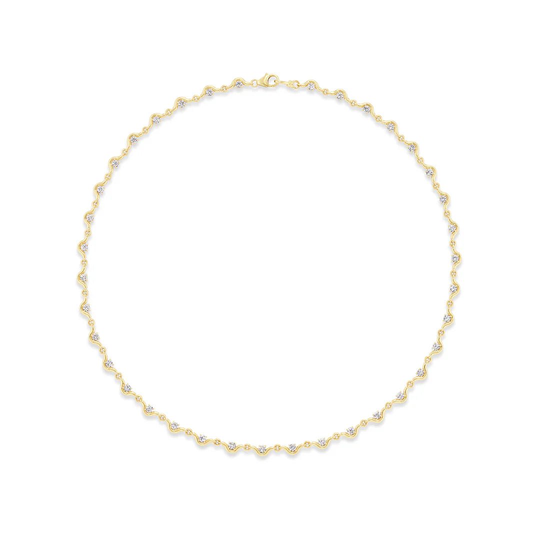 Diamond Louise Line Necklace - MUSE Shop