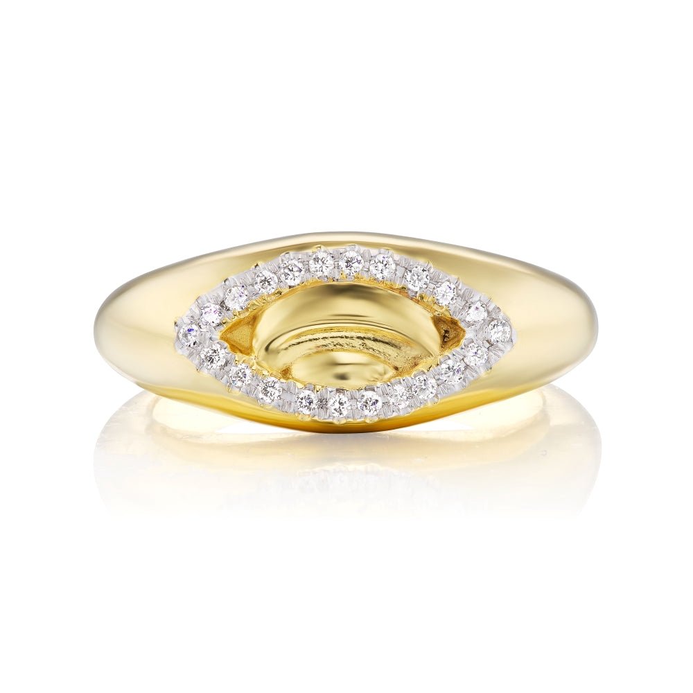 Diamond Protective Eye Ring - MUSE Shop