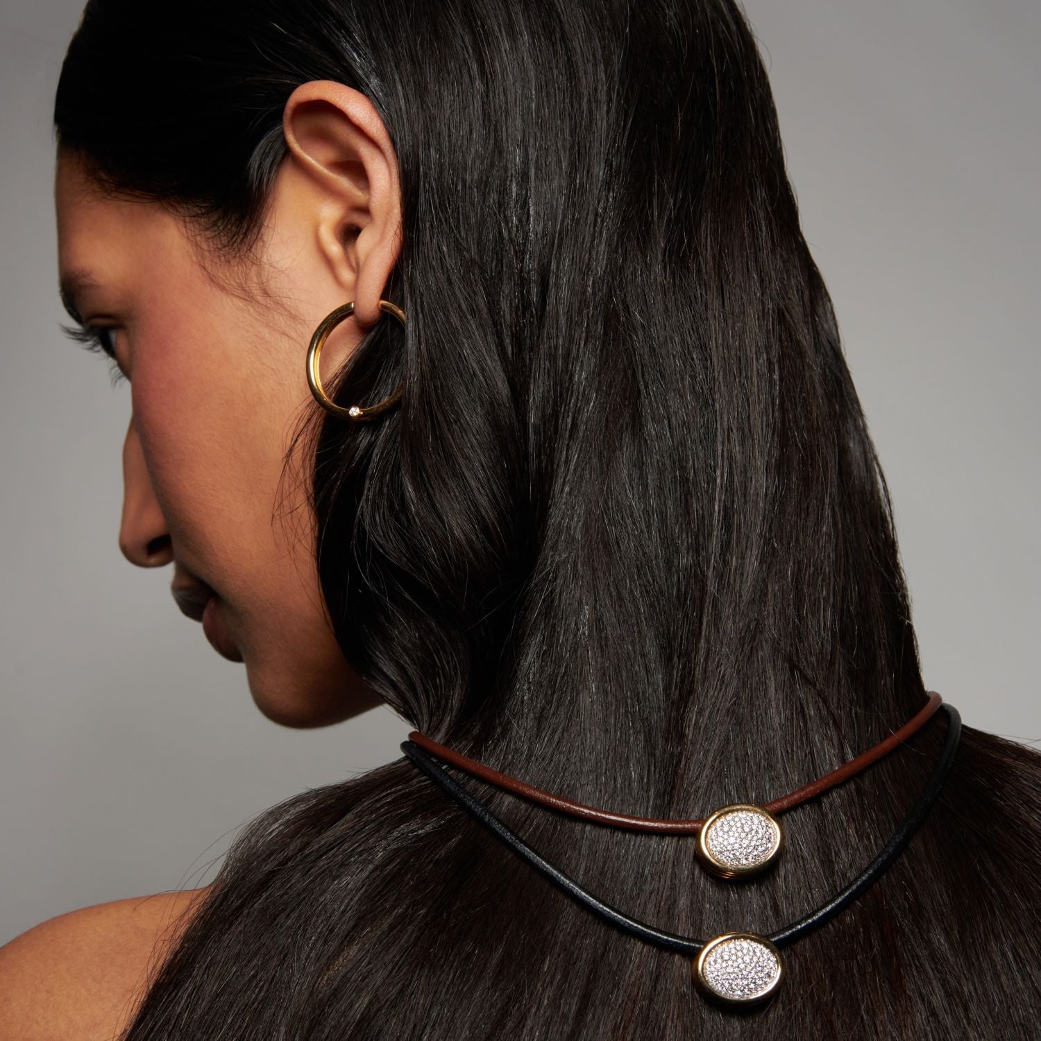 Diamond Scuba Trio Hoops - MUSE Shop