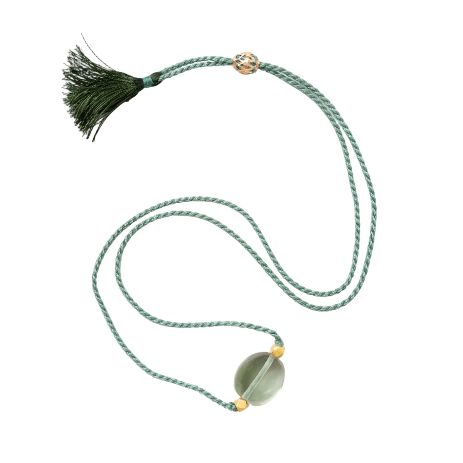 Green Amethyst Chota Cord Necklace - MUSE Shop