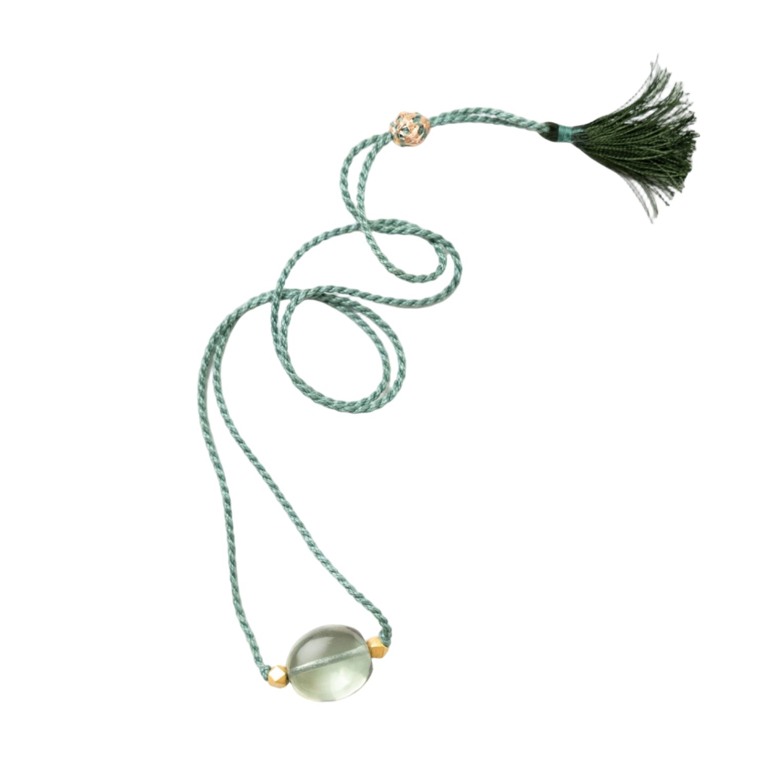 Green Amethyst Chota Cord Necklace - MUSE Shop