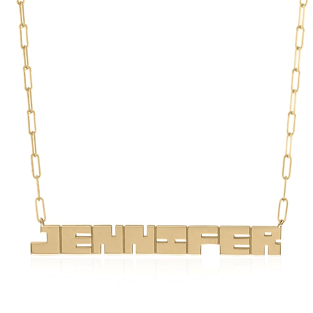 JENNIFER Nameplate Necklace