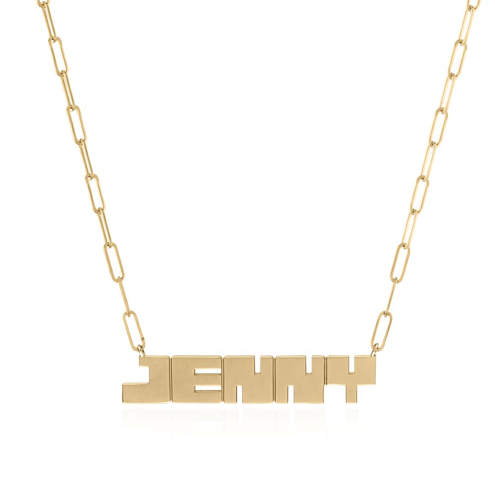 JENNY Nameplate Necklace