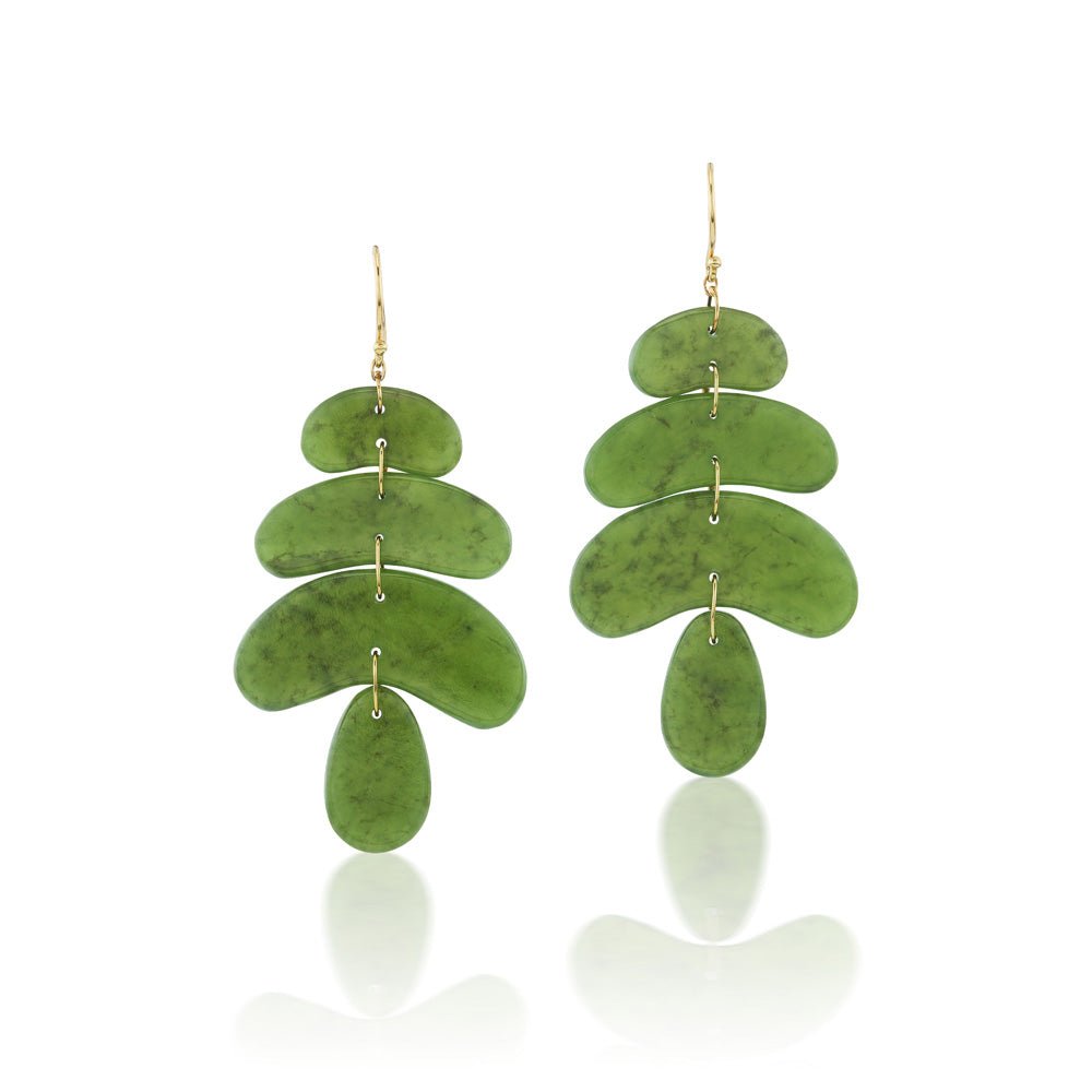 Jade Small Totem Earrings - MUSE Shop
