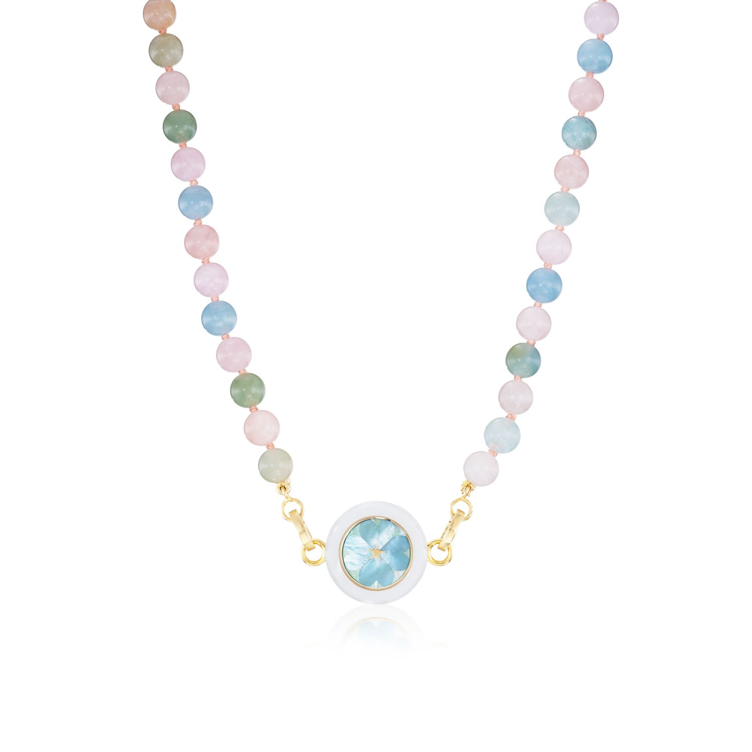 Lucky Green Carpe Diem Beaded Necklace - MUSE Shop