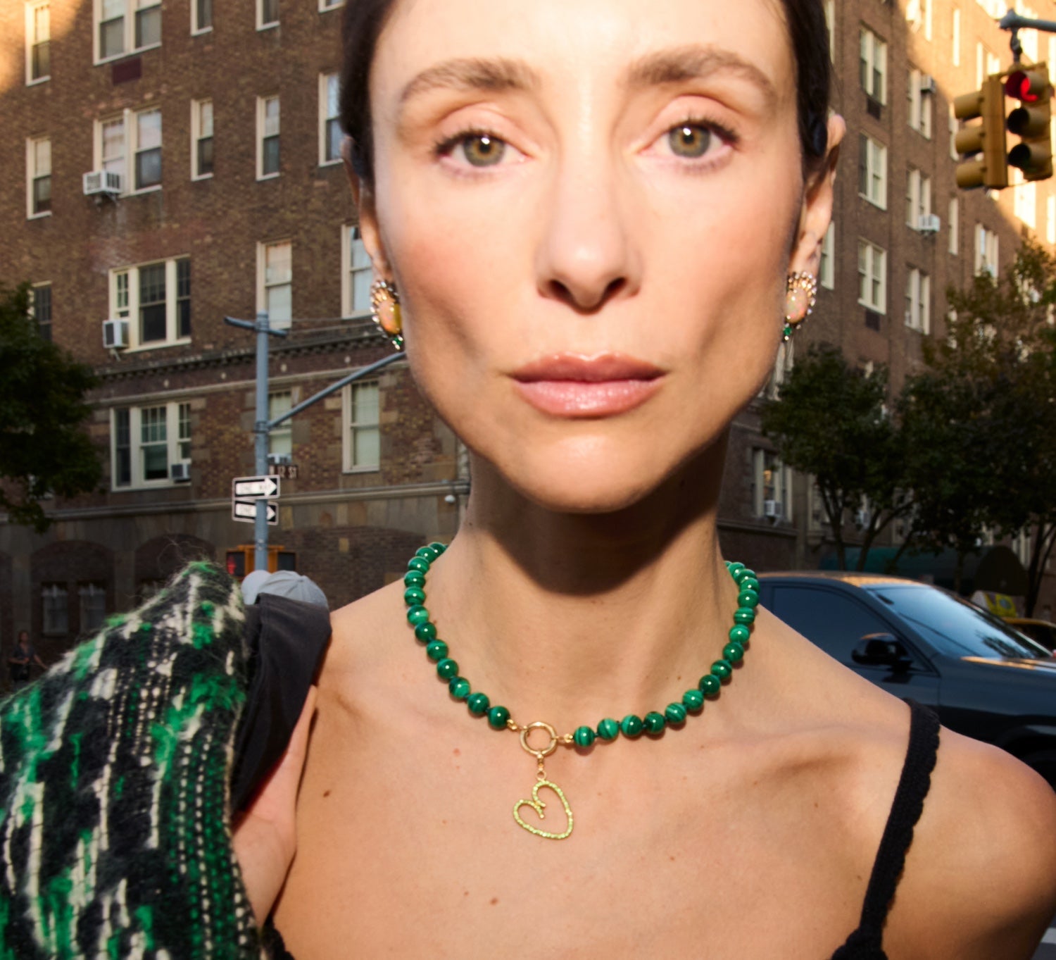 Malachite Beaded Necklace - MUSE Shop