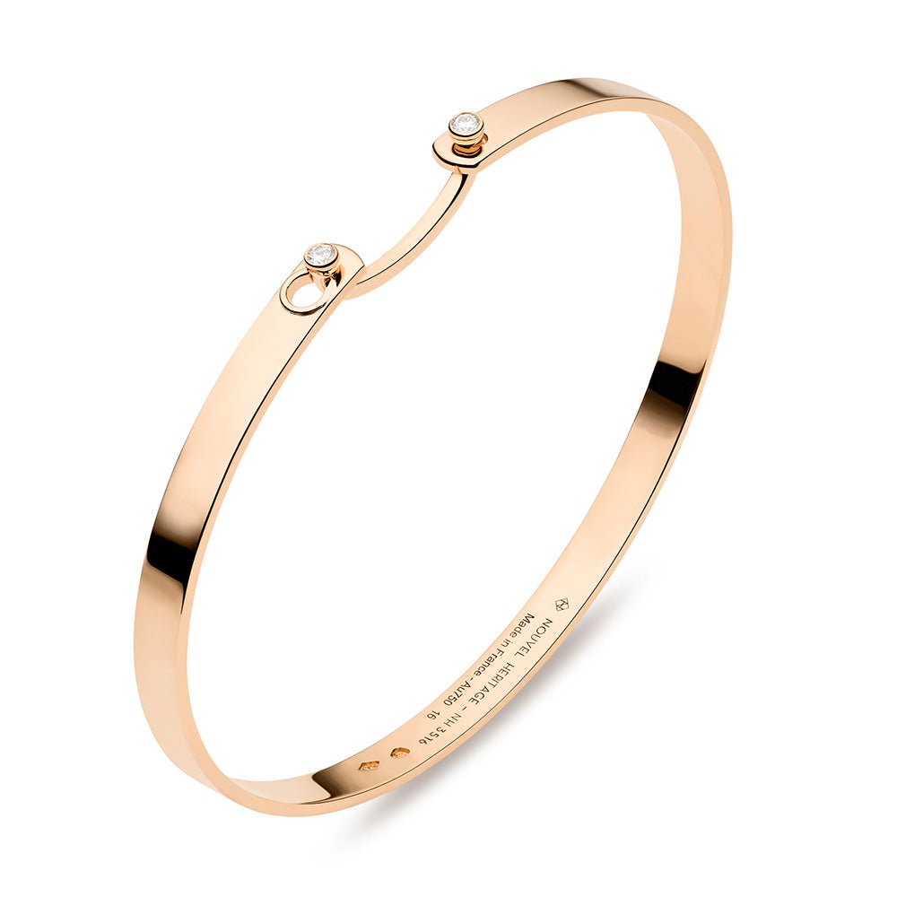 Monday Morning Mood Bangle in Rose Gold - MUSE Shop