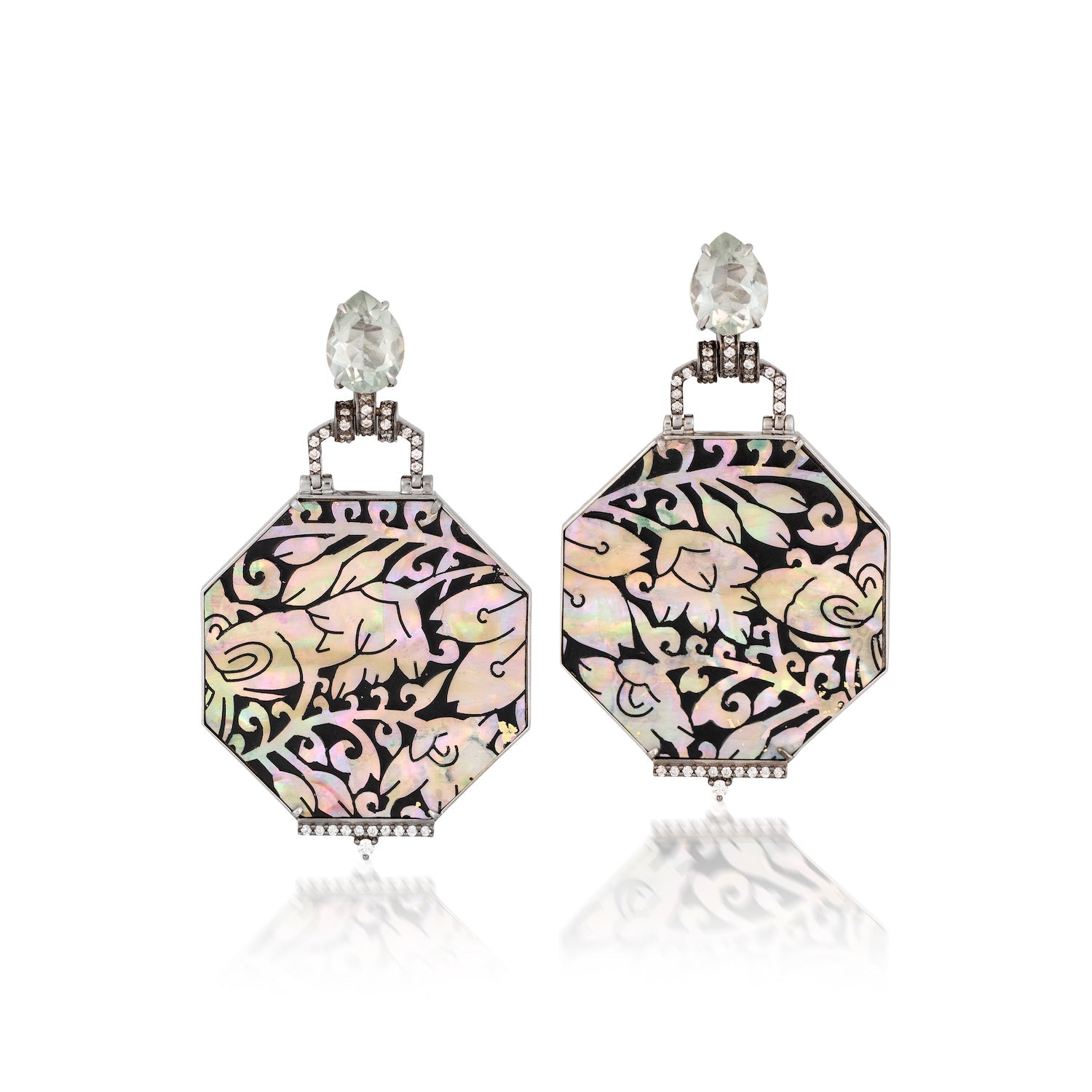 Mother of Pearl Elphaba Earrings - MUSE Shop