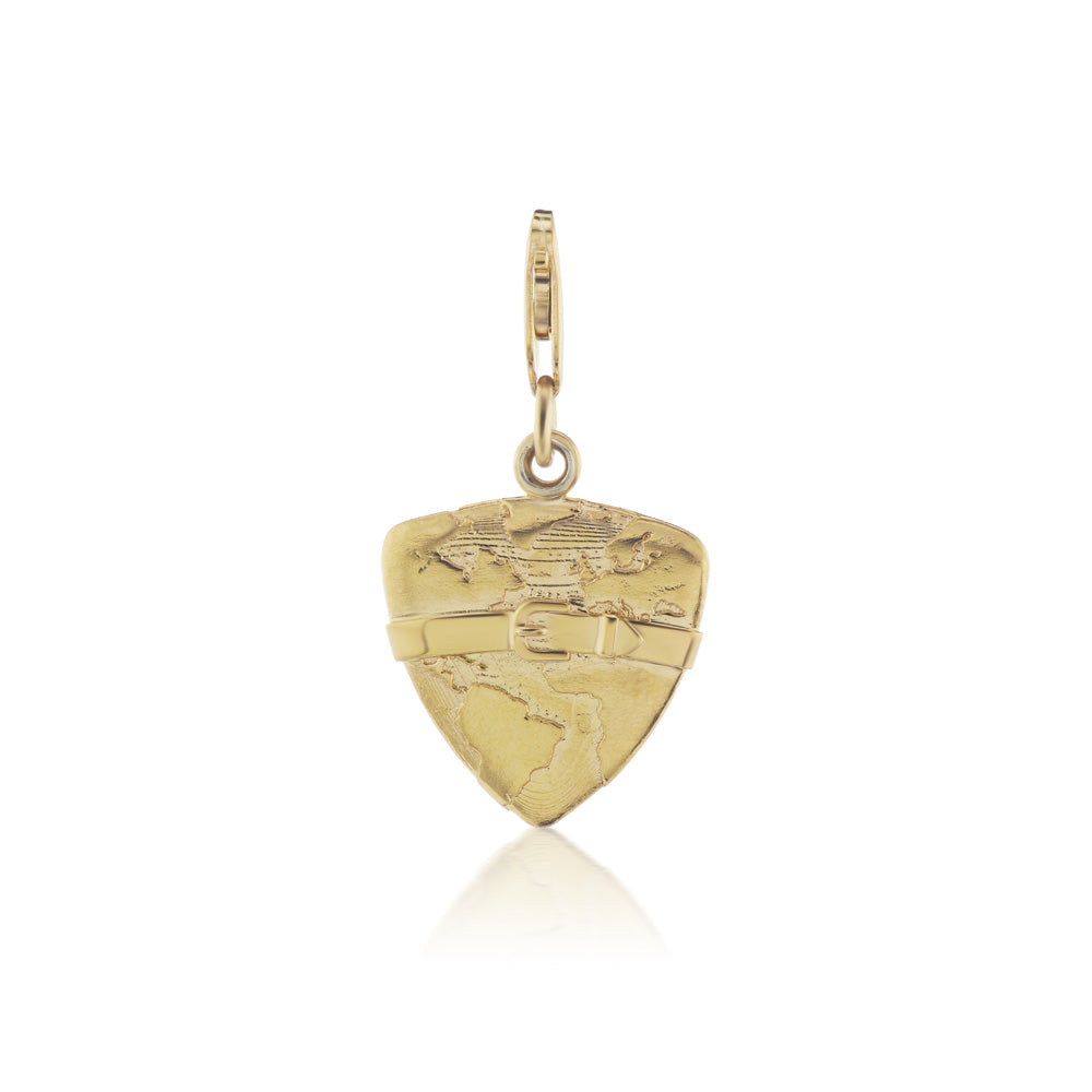 Globe Love Locket Charm