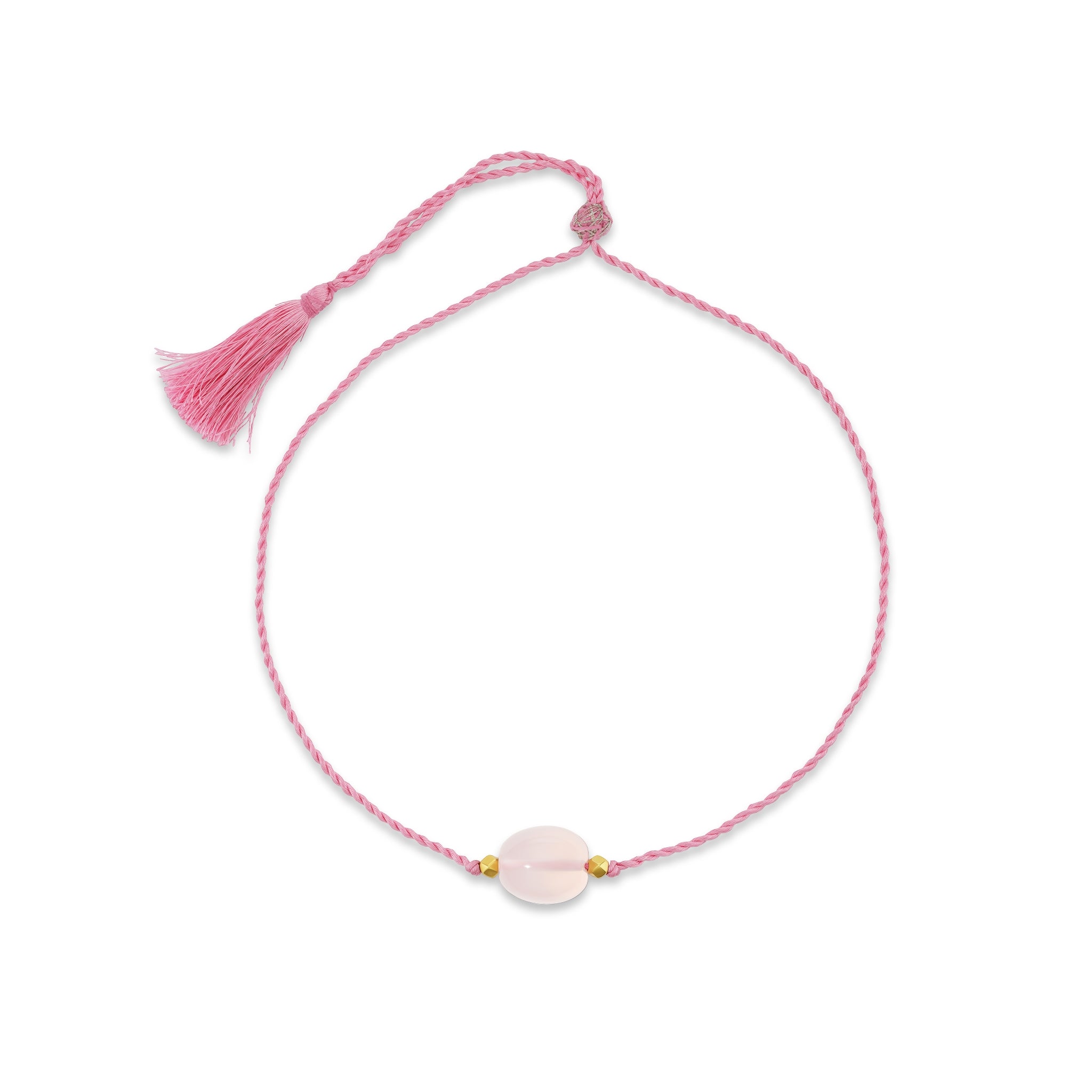 Rose Quartz Chota Cord Necklace