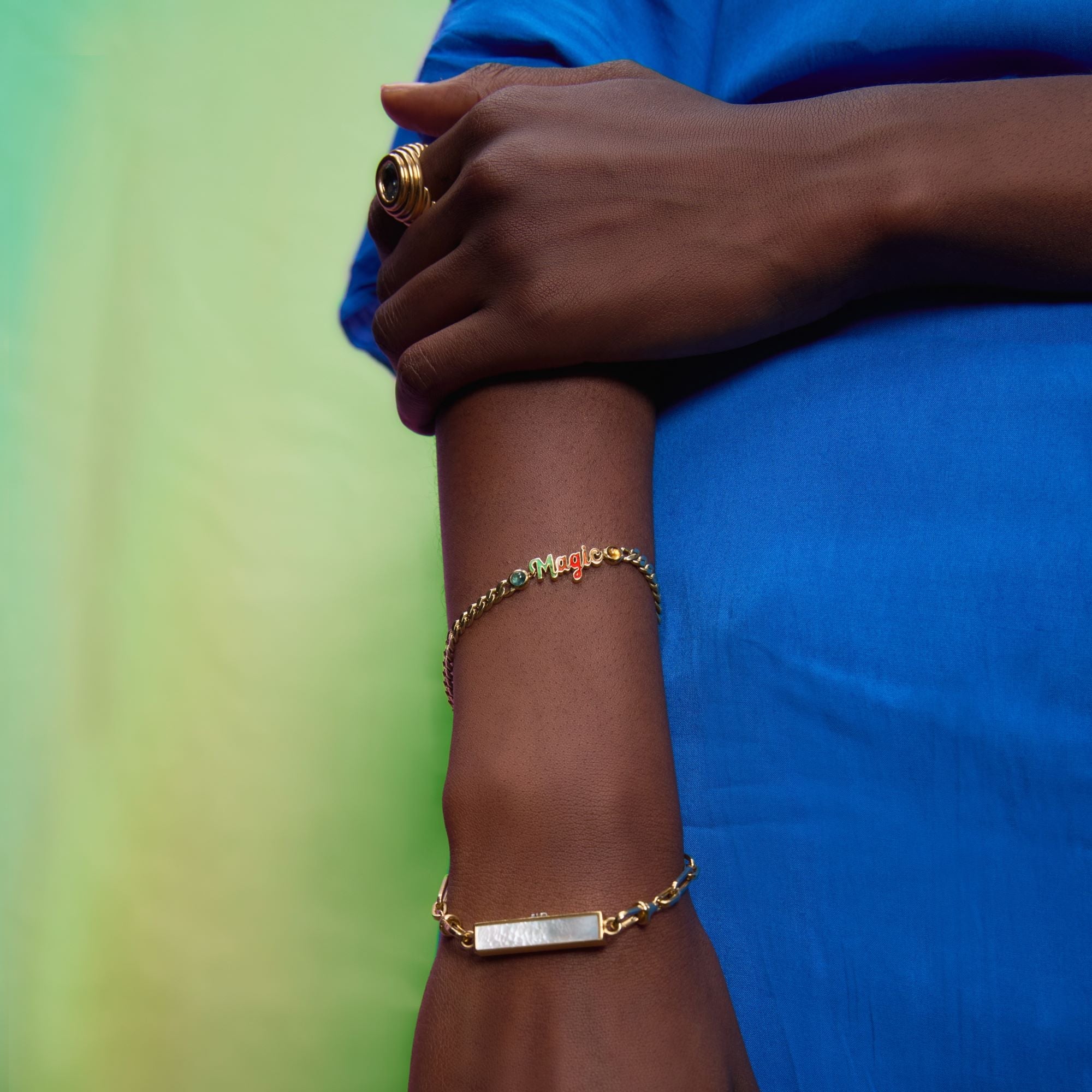 Night & Day Moon Loop Bracelet - MUSE Shop