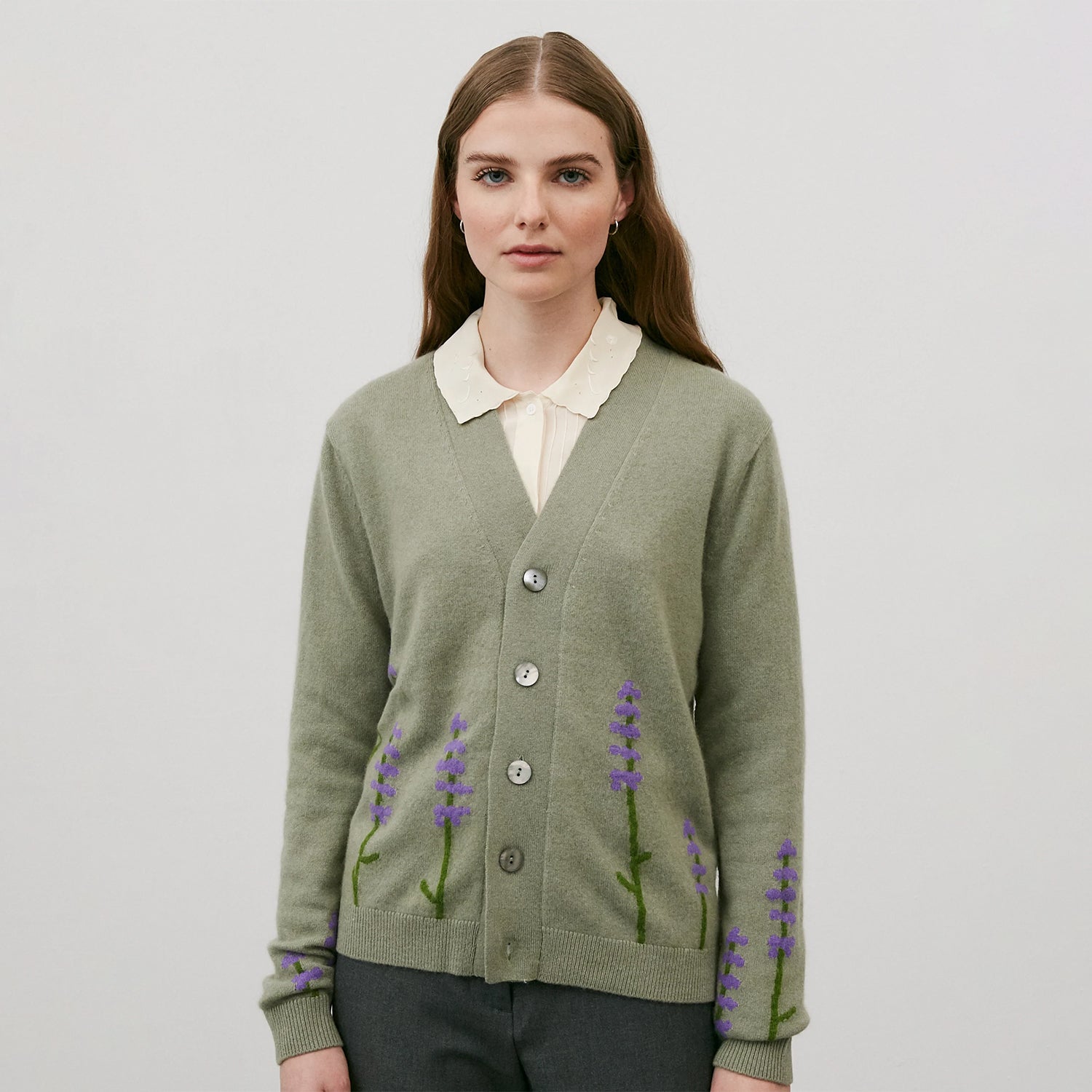 No. 88 Lavender Cardigan - MUSE Shop