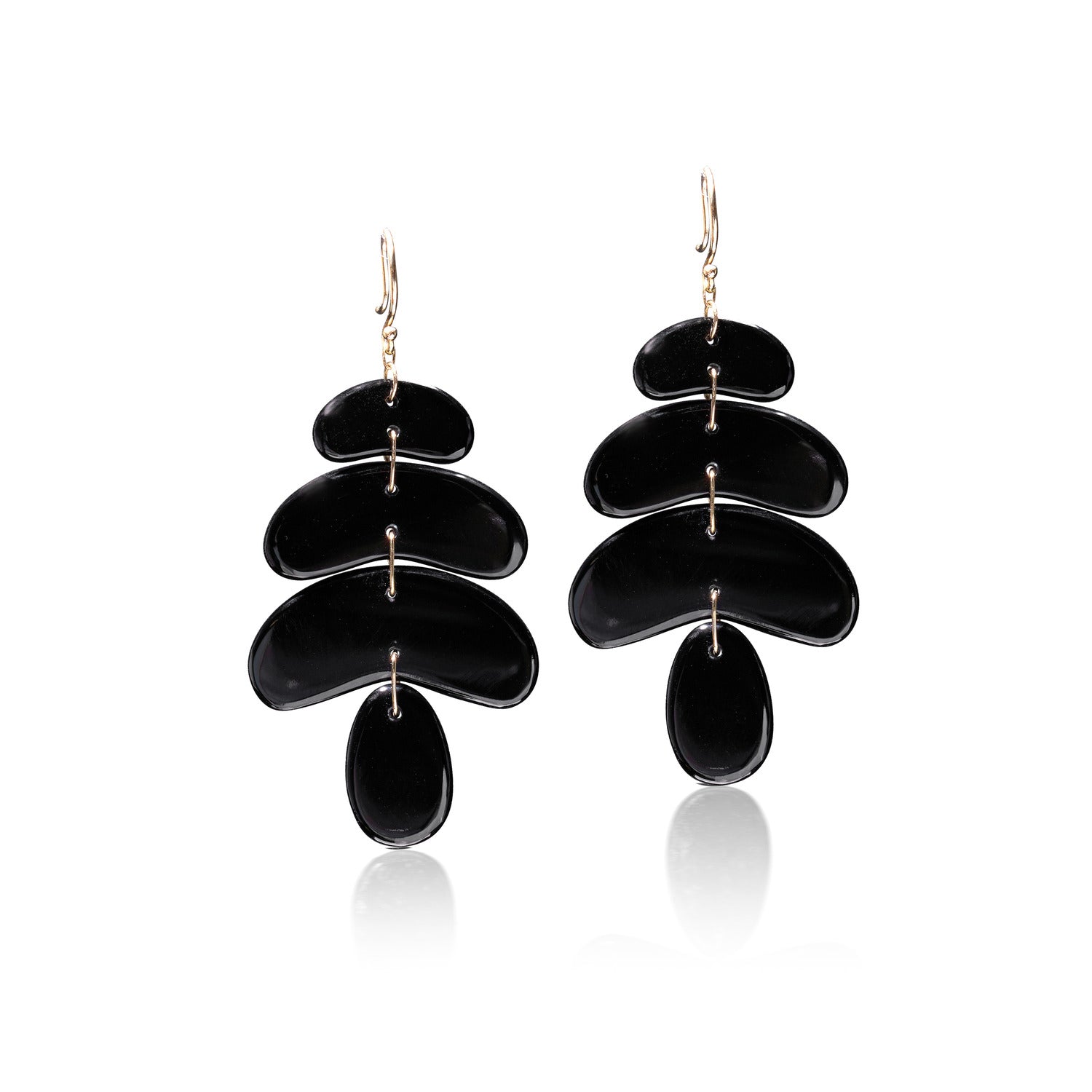 Onyx Small Totem Earrings - MUSE Shop