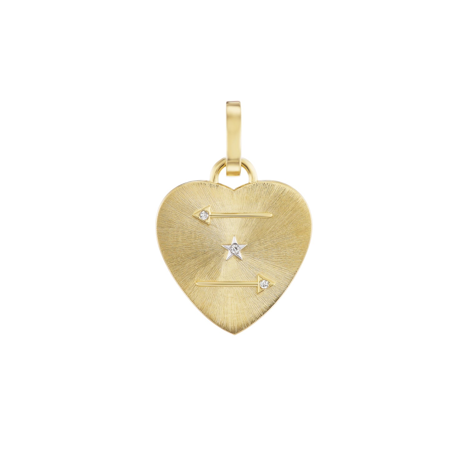 Ora Gold Silk Talisman Heart Charm - MUSE Shop