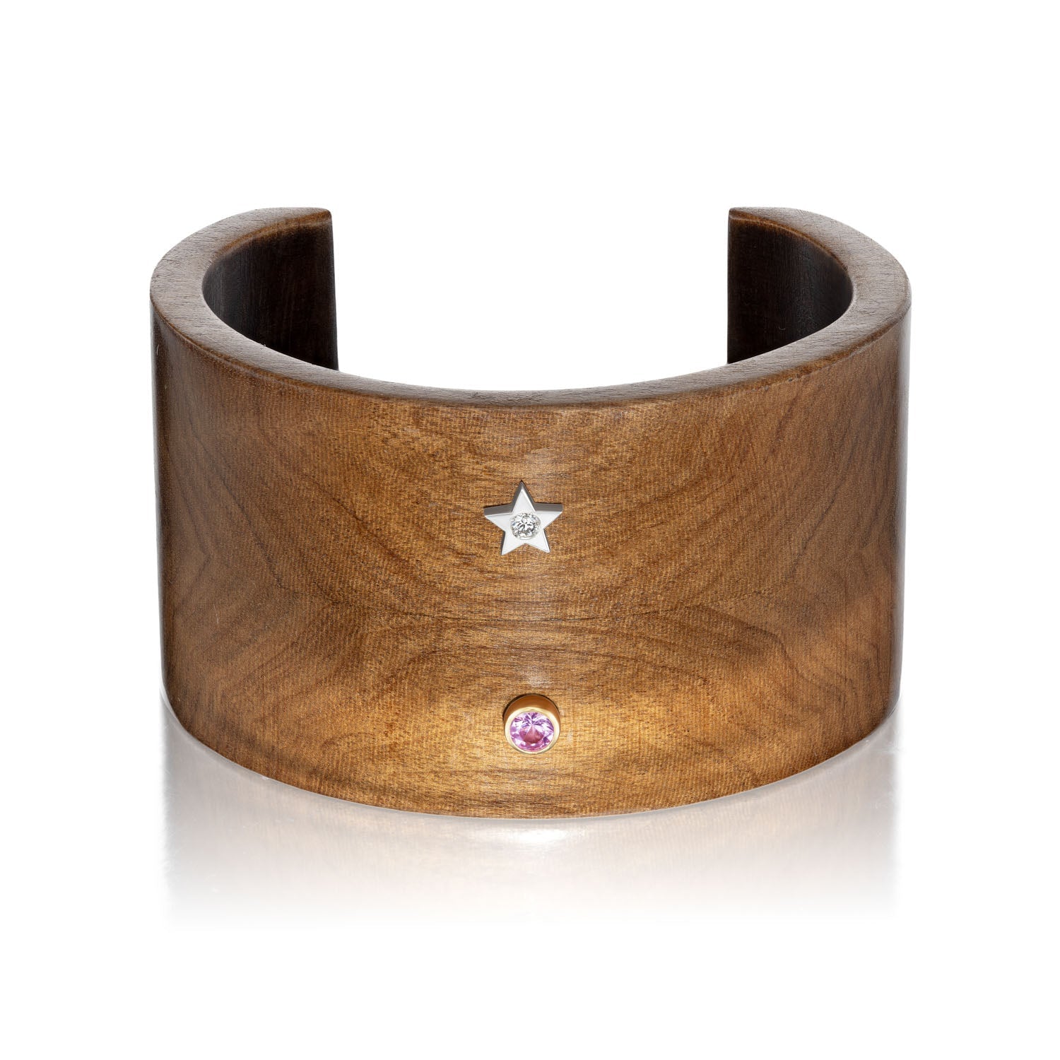 Ora Wood Star and Stud Cuff - MUSE Shop