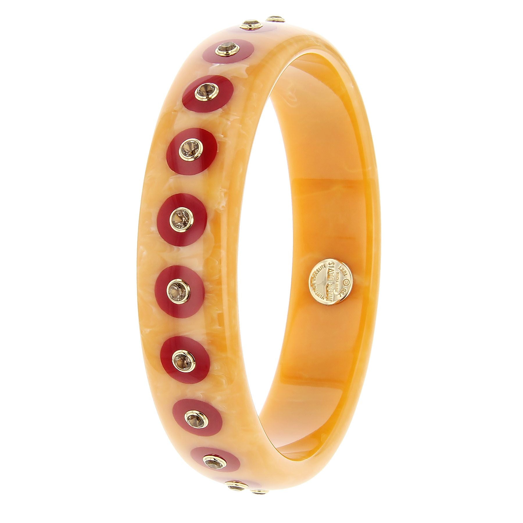 Orange Bakelite Bangle - MUSE Shop