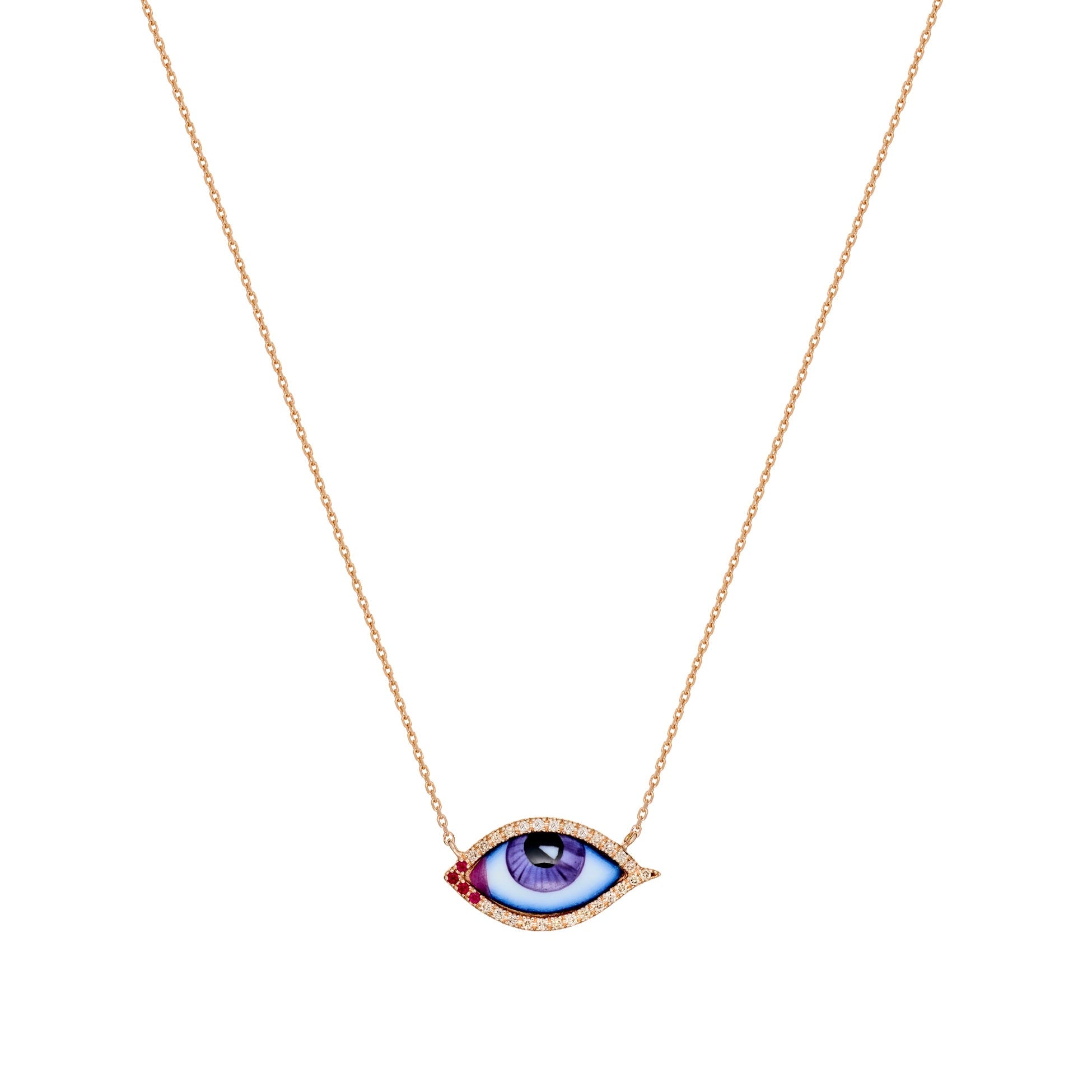 Petit Mauve Diamond Necklace - MUSE Shop