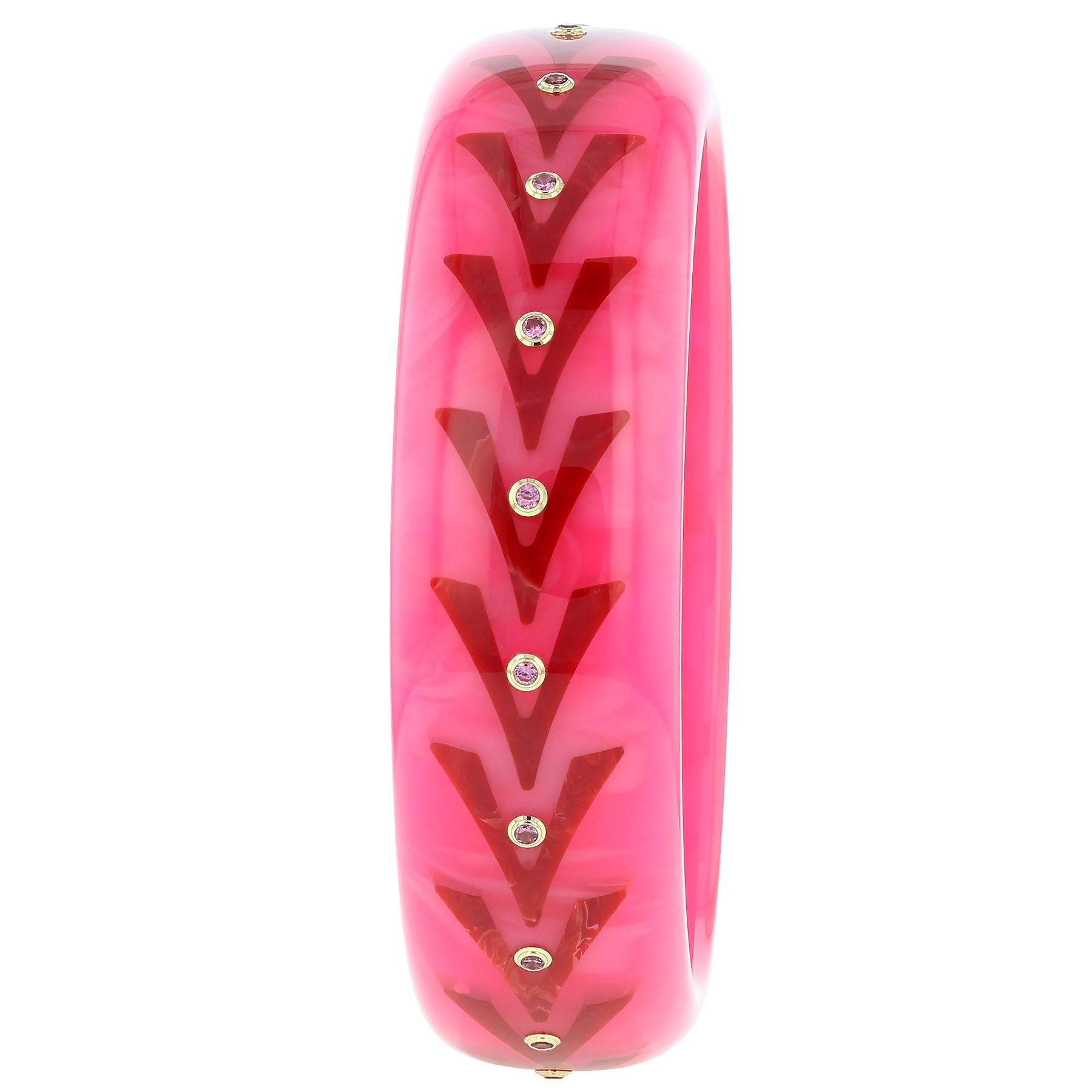 Pink Bakelite Bangle - MUSE Shop