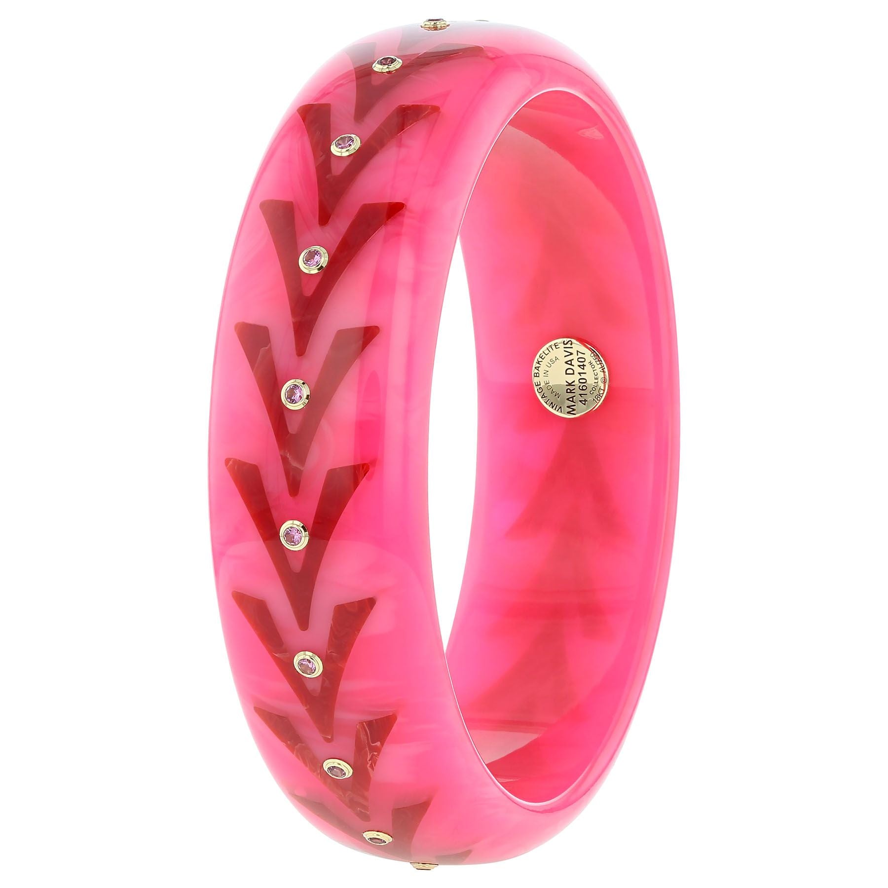 Pink Bakelite Bangle - MUSE Shop