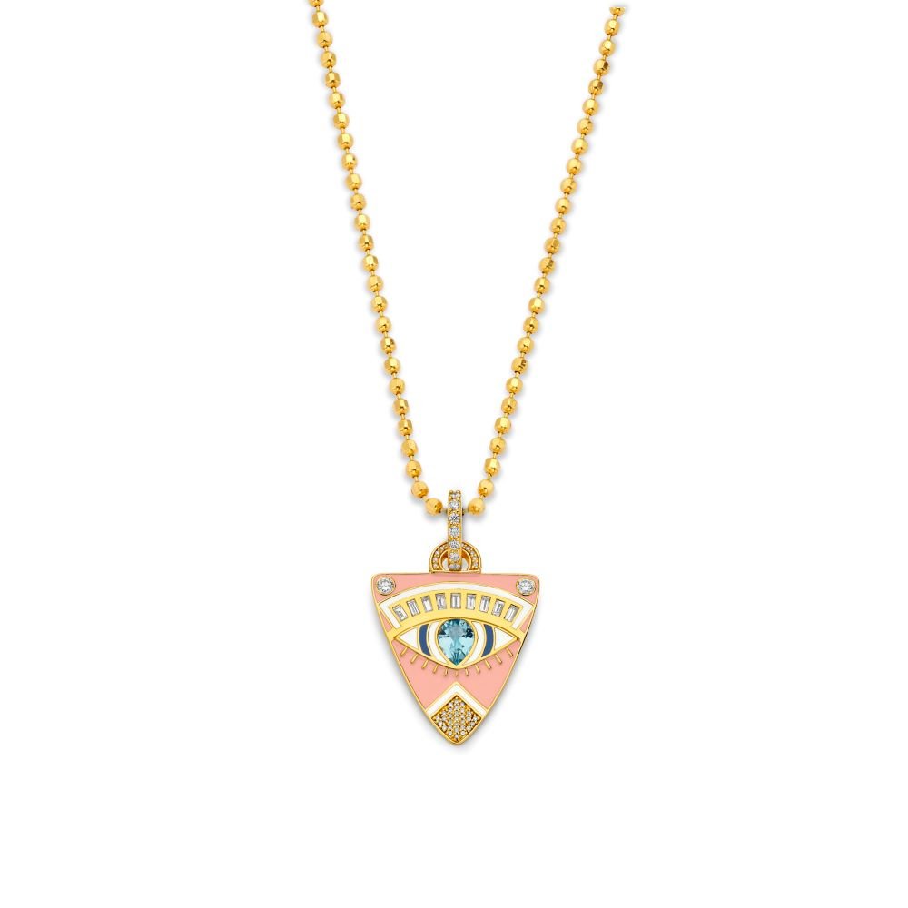 Pink Guitar Pick Pendant - MUSE Shop