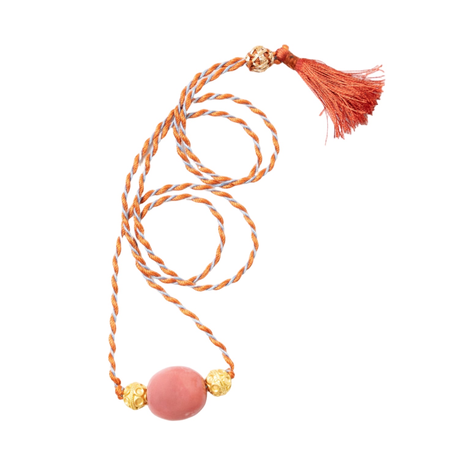 Pink Opal Daira Cord Necklace - MUSE Shop