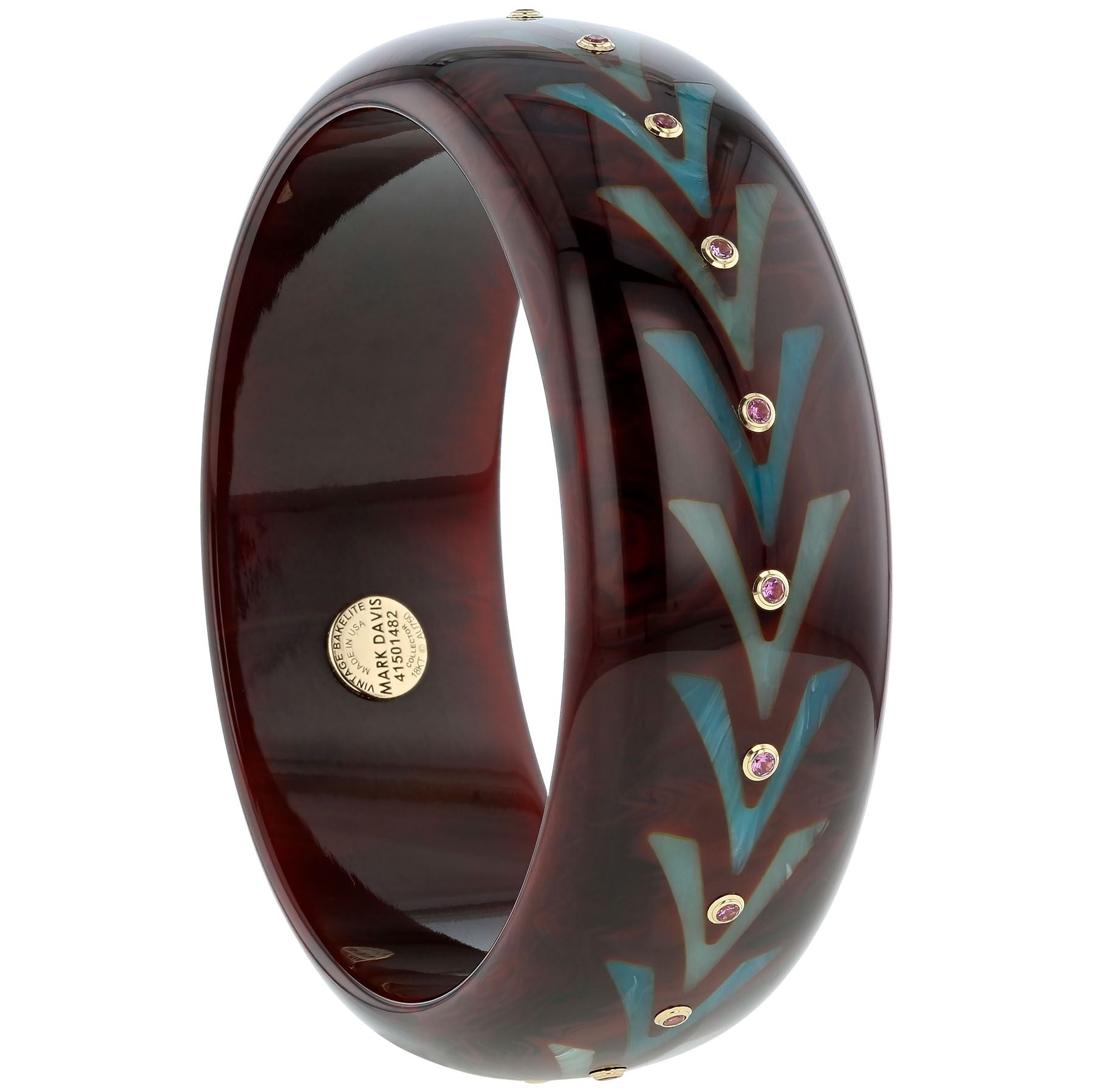 Purple Bakelite Bangle - MUSE Shop