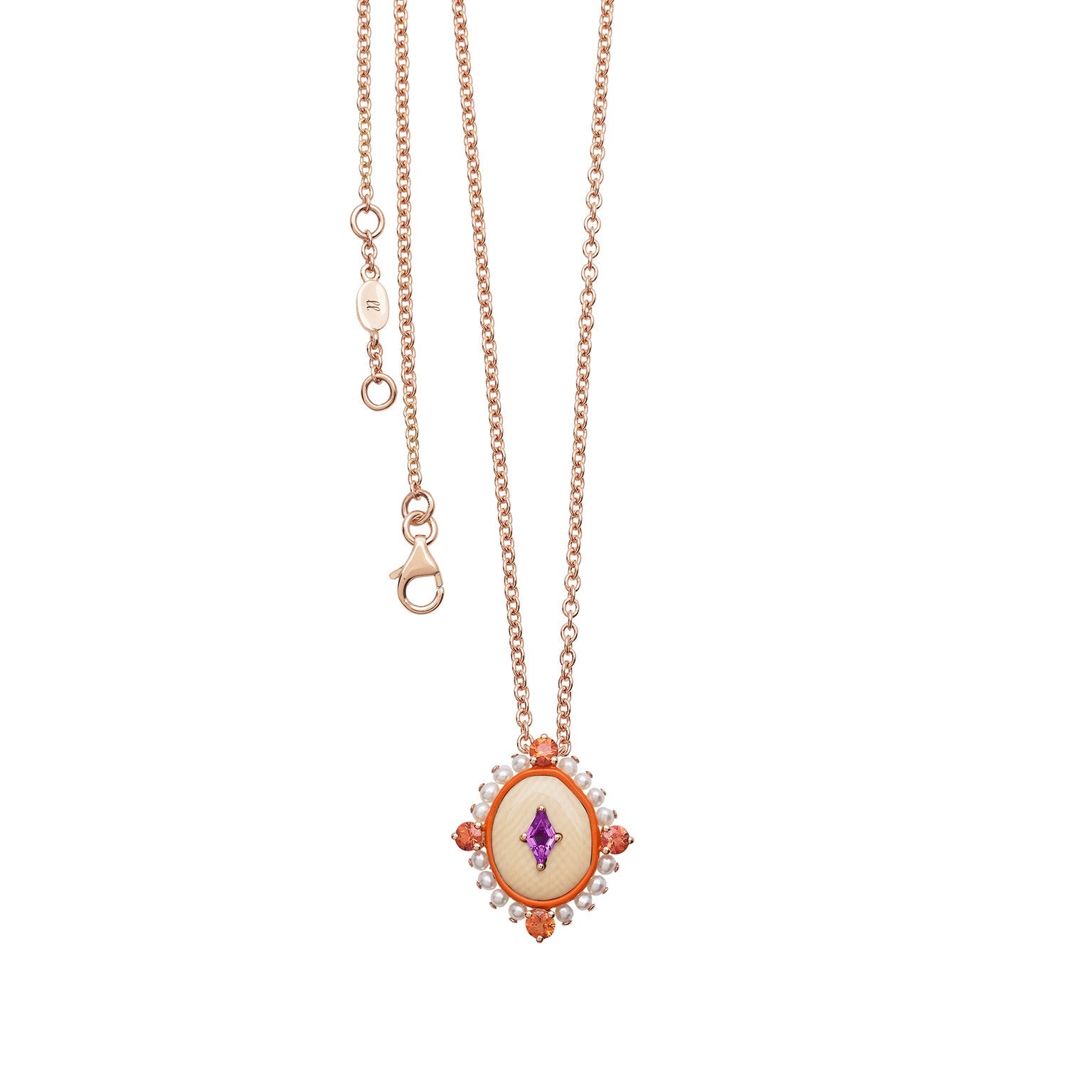 Purple Diamond Necklace - MUSE Shop