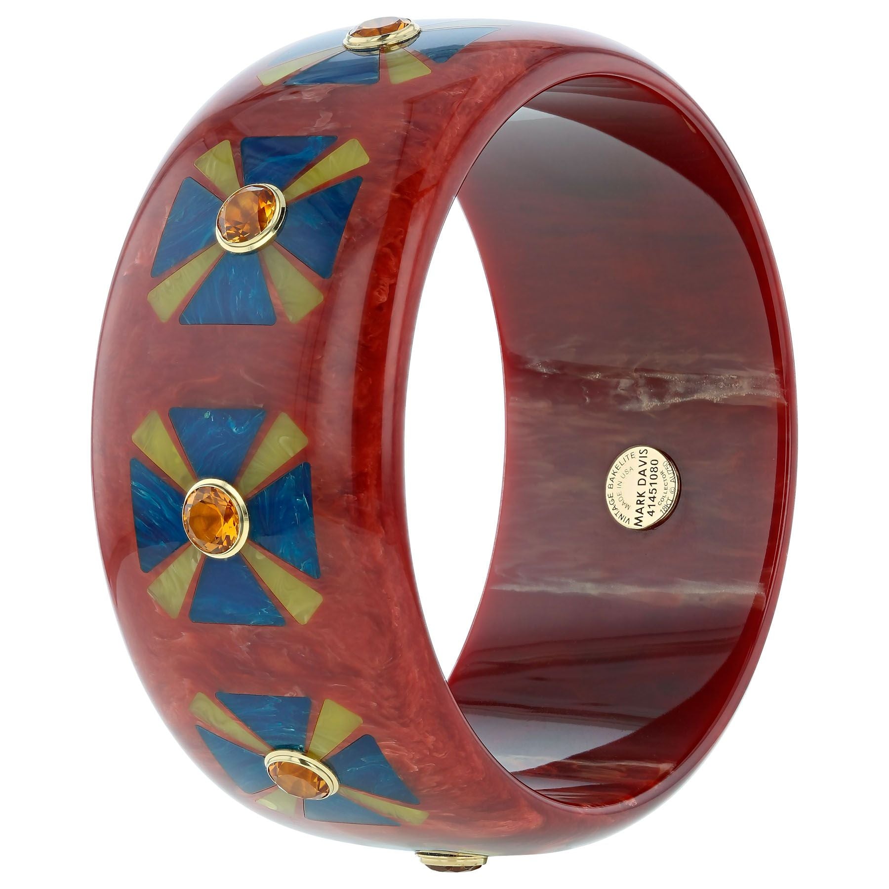 Red Bakelite Bangle - MUSE Shop