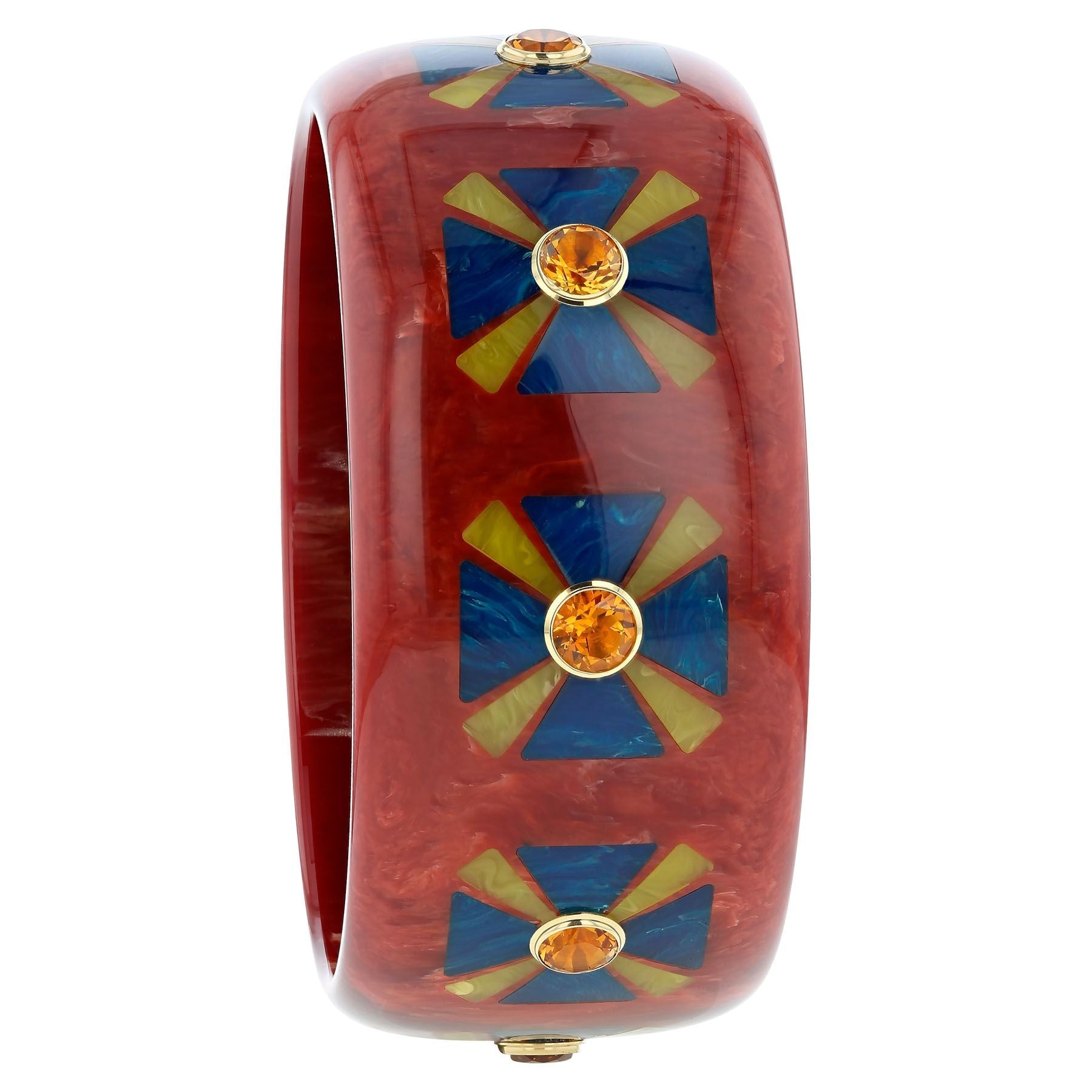Red Bakelite Bangle - MUSE Shop