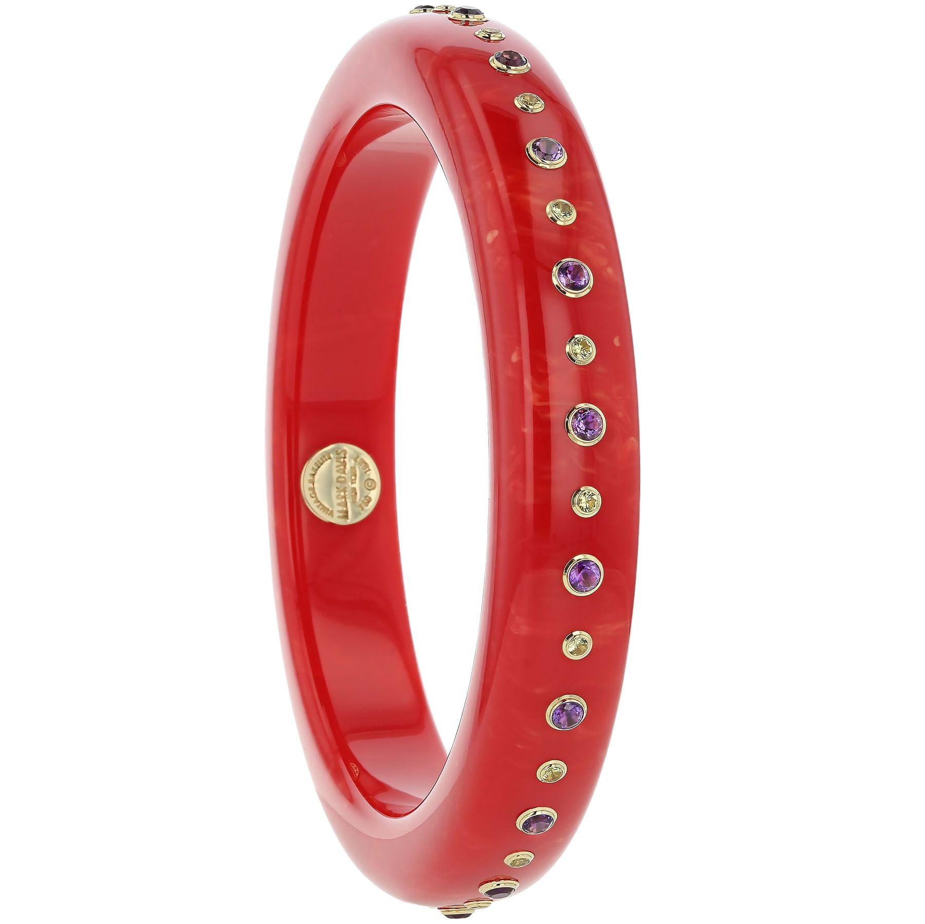 Red Bakelite Bangle - MUSE Shop