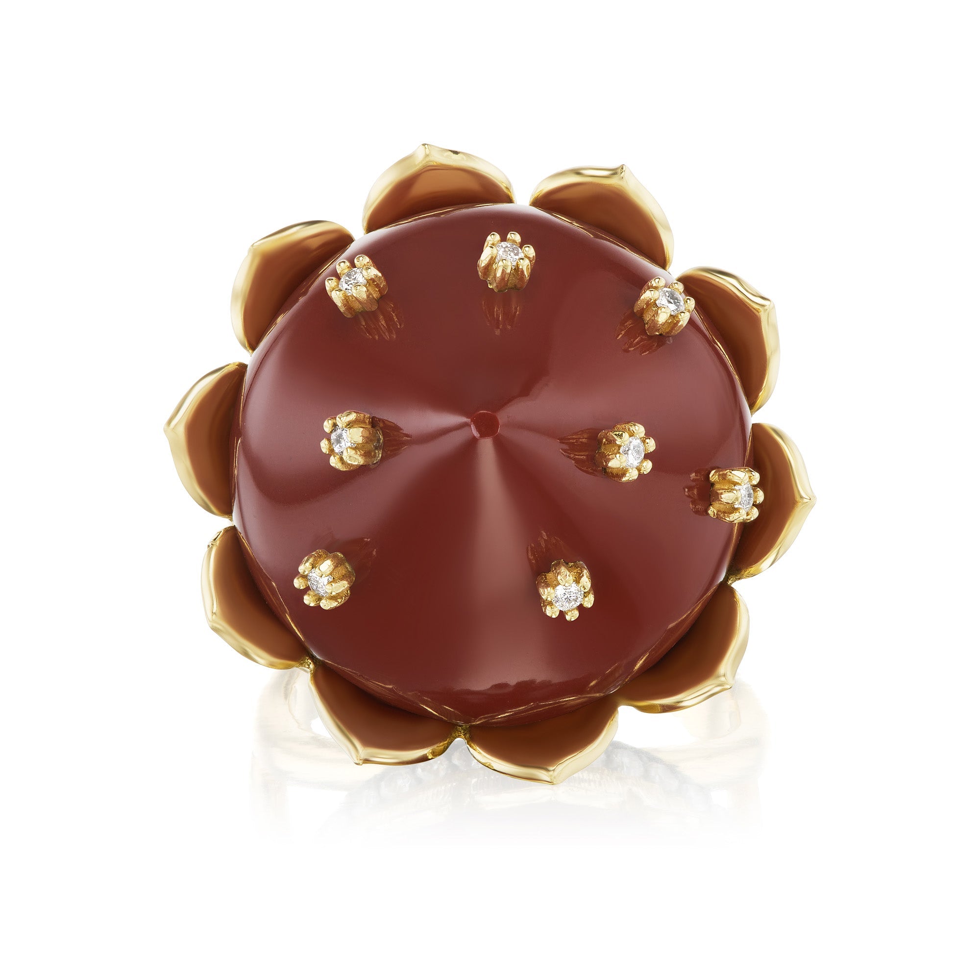 Red Jasper Silk Road Ring - MUSE Shop