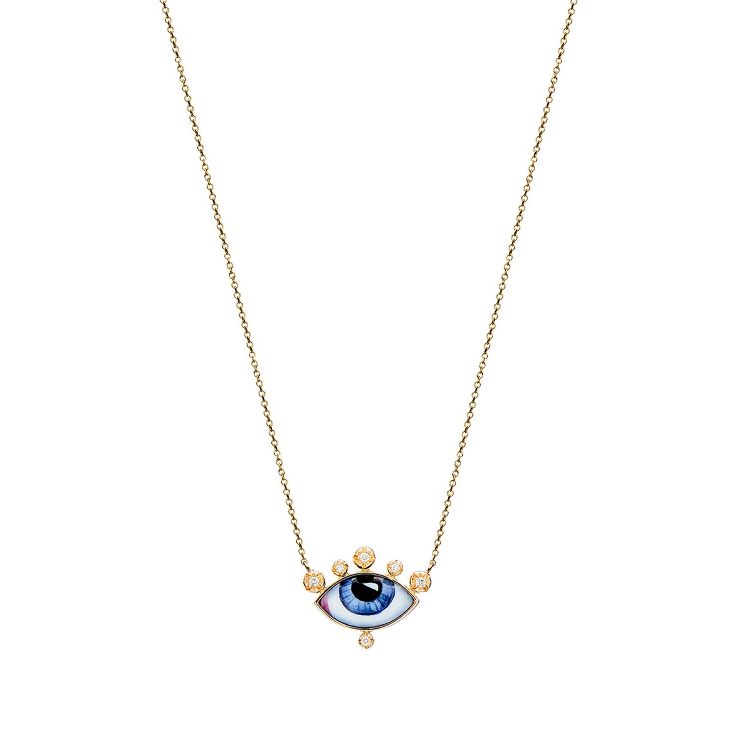 Russe Petit Bleu Diamond Necklace - MUSE Shop