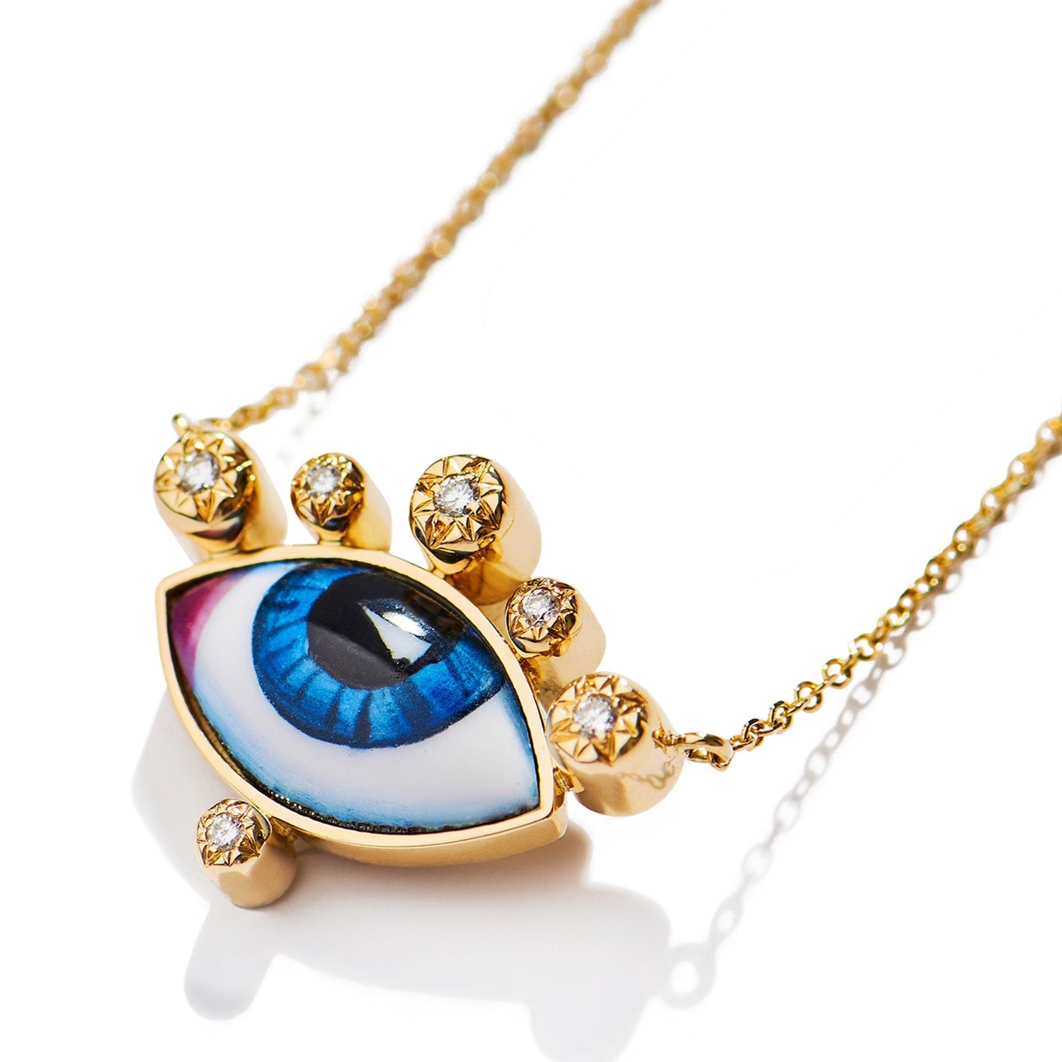 Russe Petit Bleu Diamond Necklace - MUSE Shop