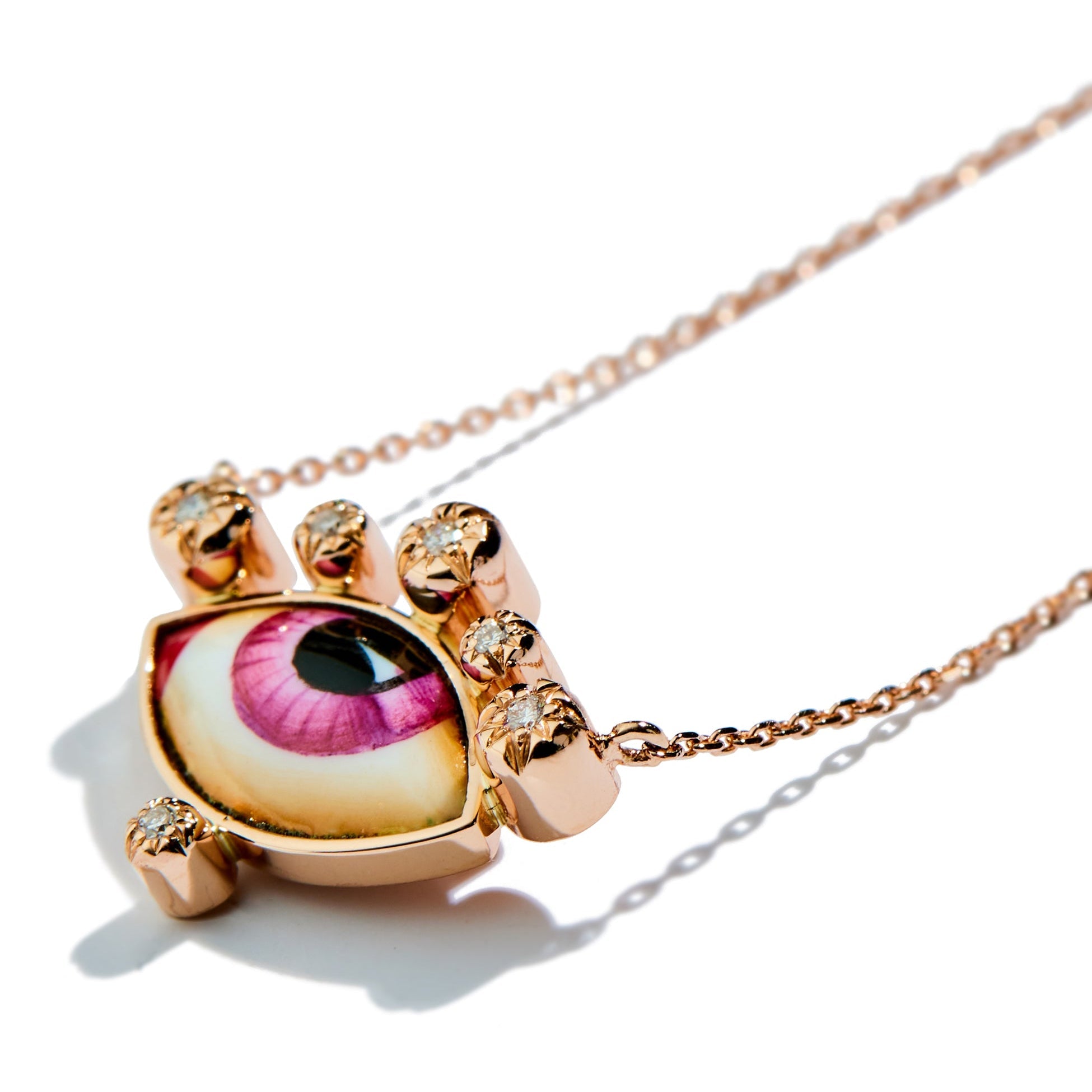 Russe Petit Rose Diamond Necklace - MUSE Shop