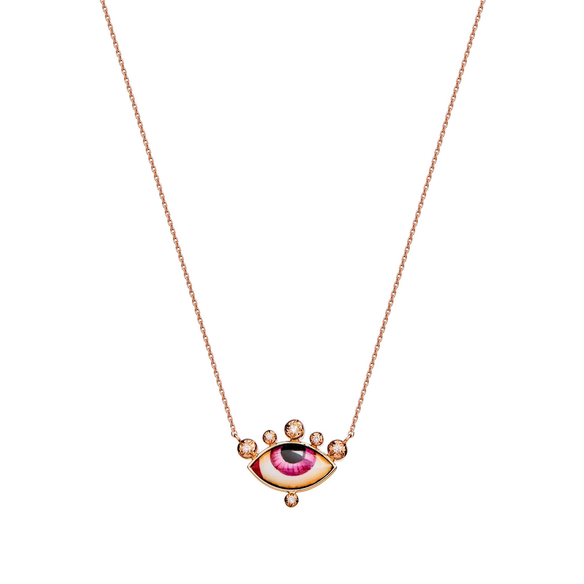 Russe Petit Rose Diamond Necklace - MUSE Shop
