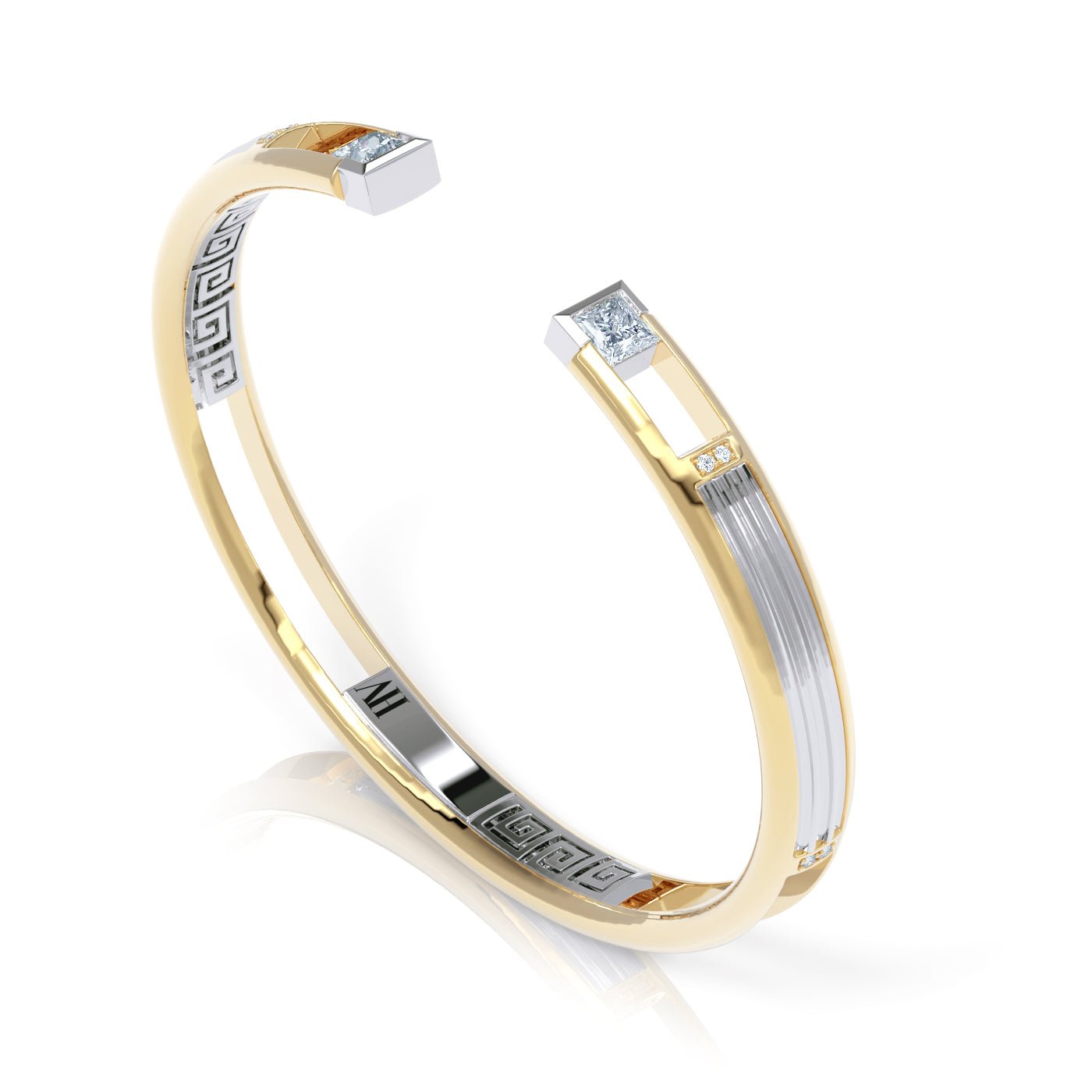 The Fluted Princess Bangle - MUSE Shop