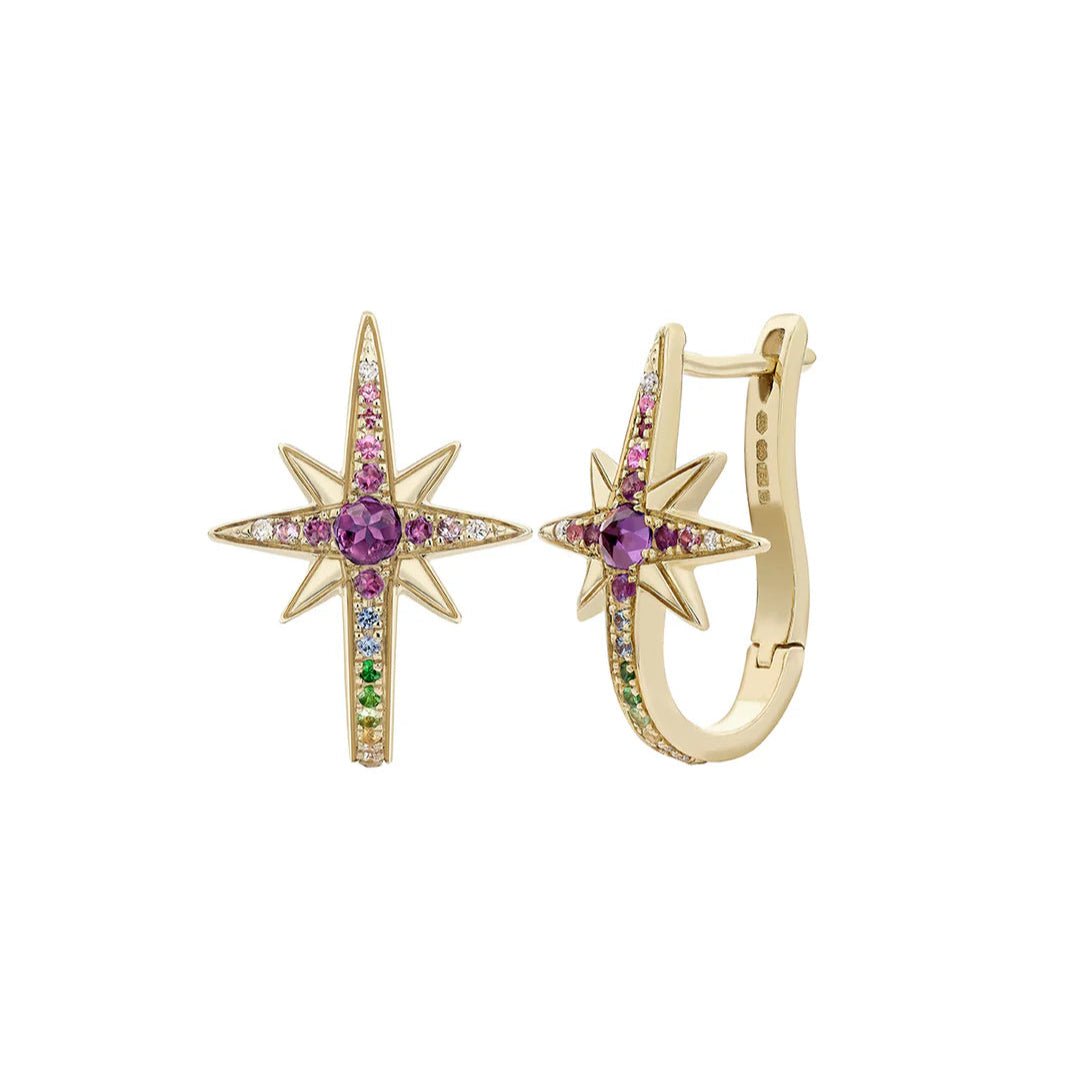 Theiya Rainbow Star Earrings - MUSE Shop