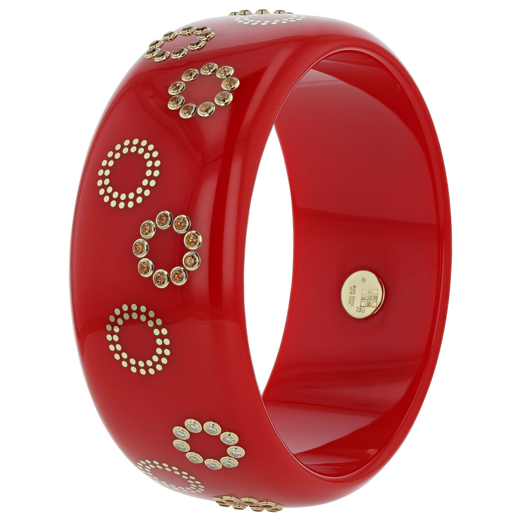 Thick Red Bakelite Bracelet - MUSE Shop