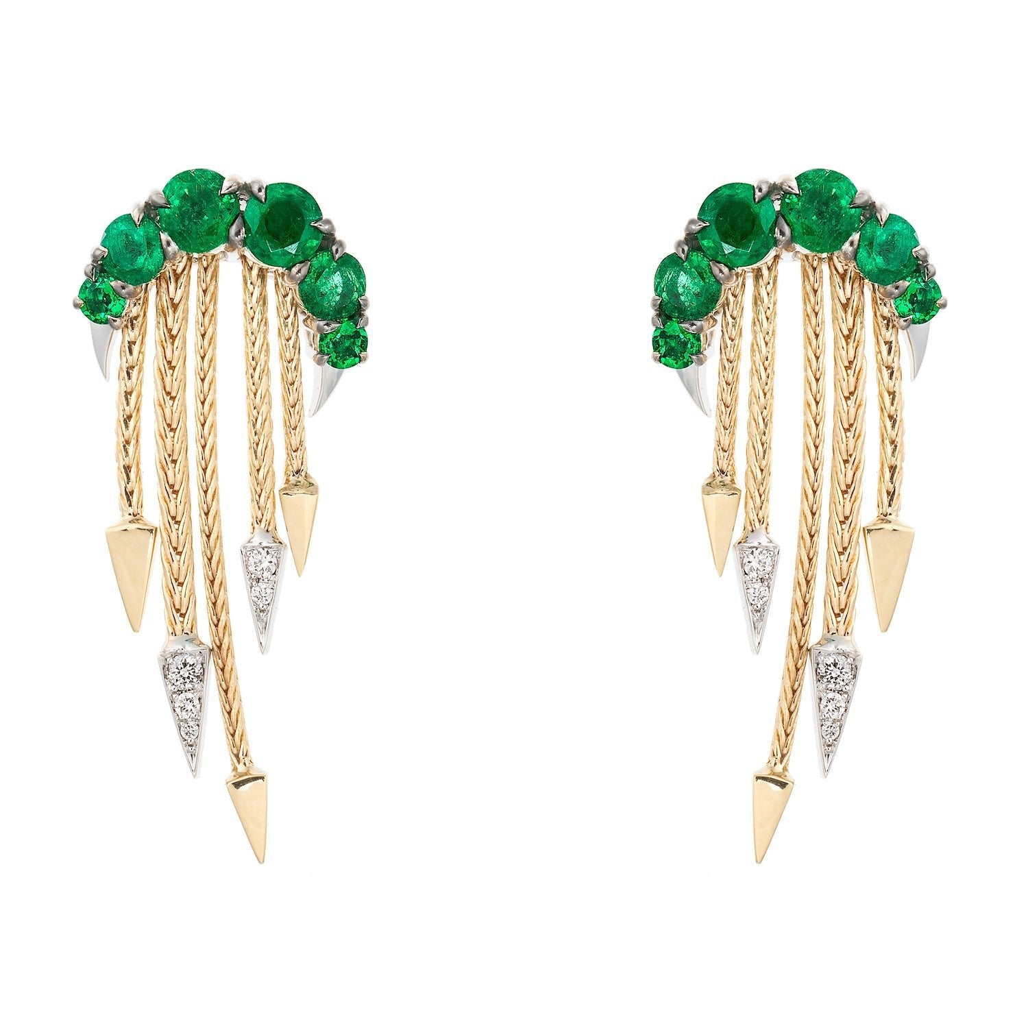Together Earrings with Emeralds - MUSE Shop