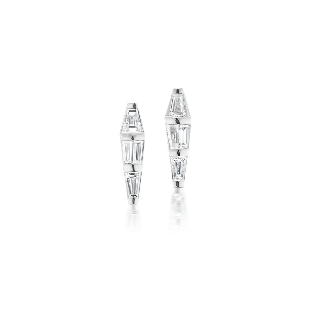 White Gold Spectrum Earrings - MUSE Shop