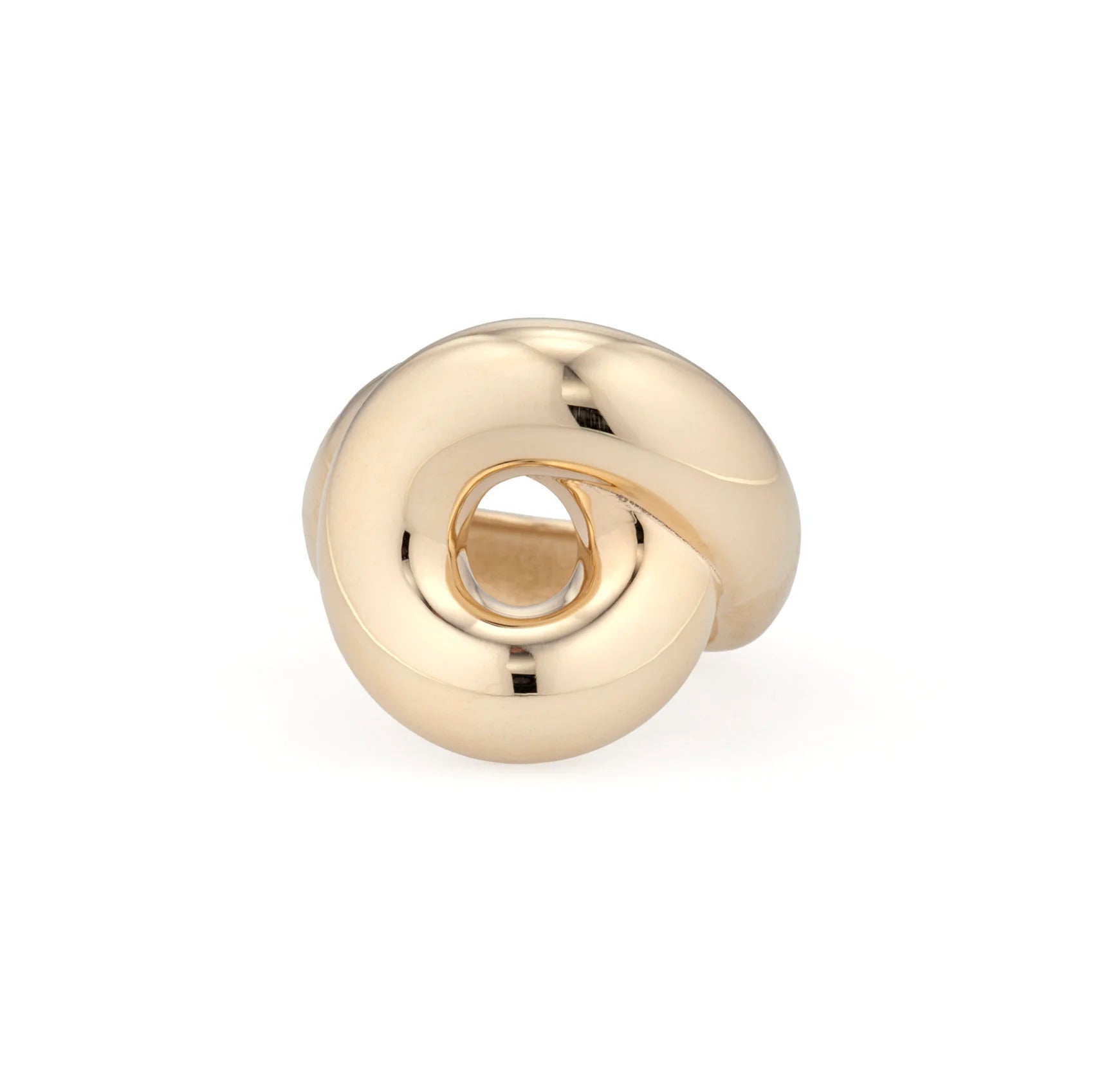 Yellow Gold Tarallo Ring - MUSE Shop